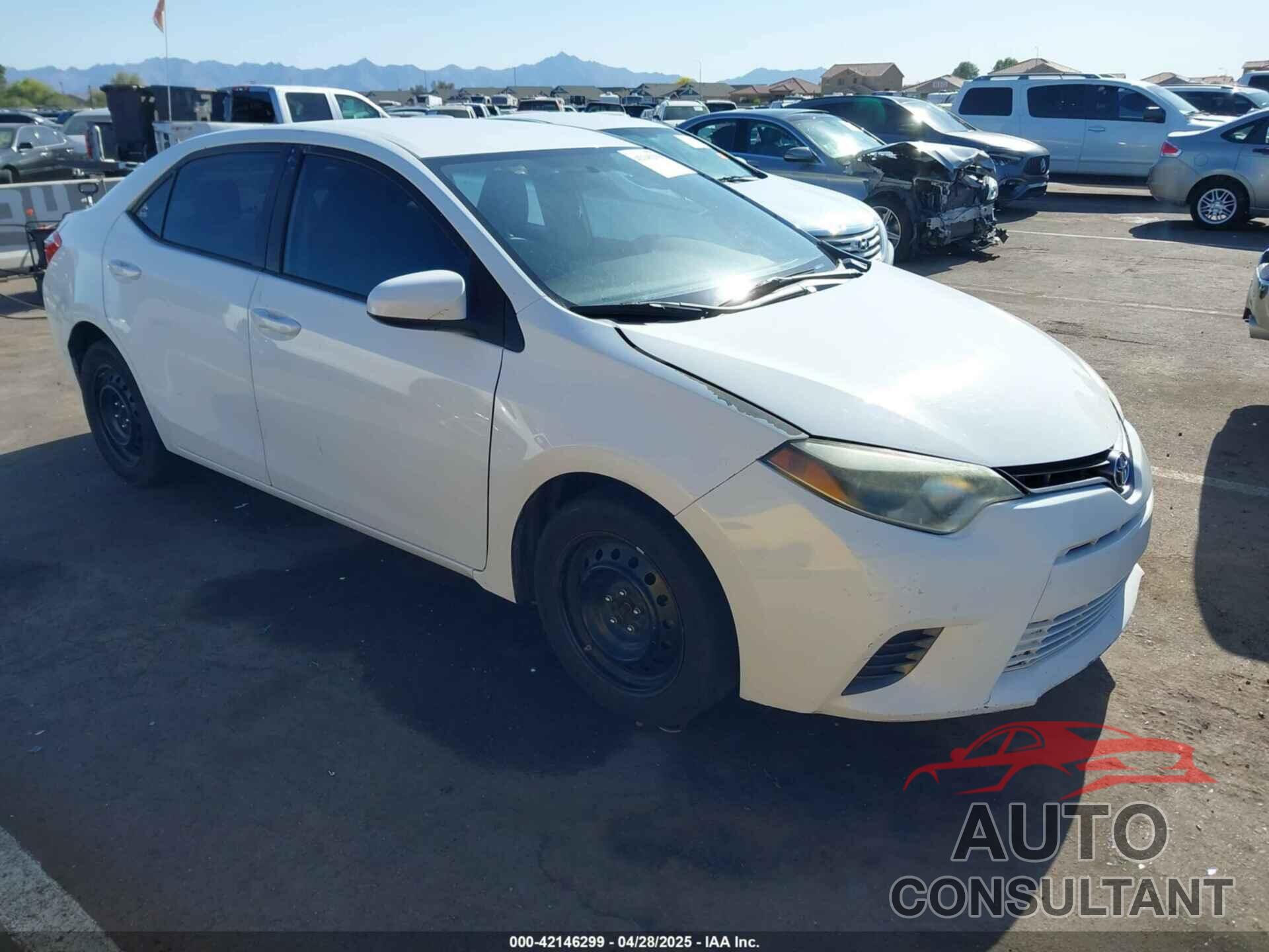 TOYOTA COROLLA 2015 - 5YFBURHE5FP272589