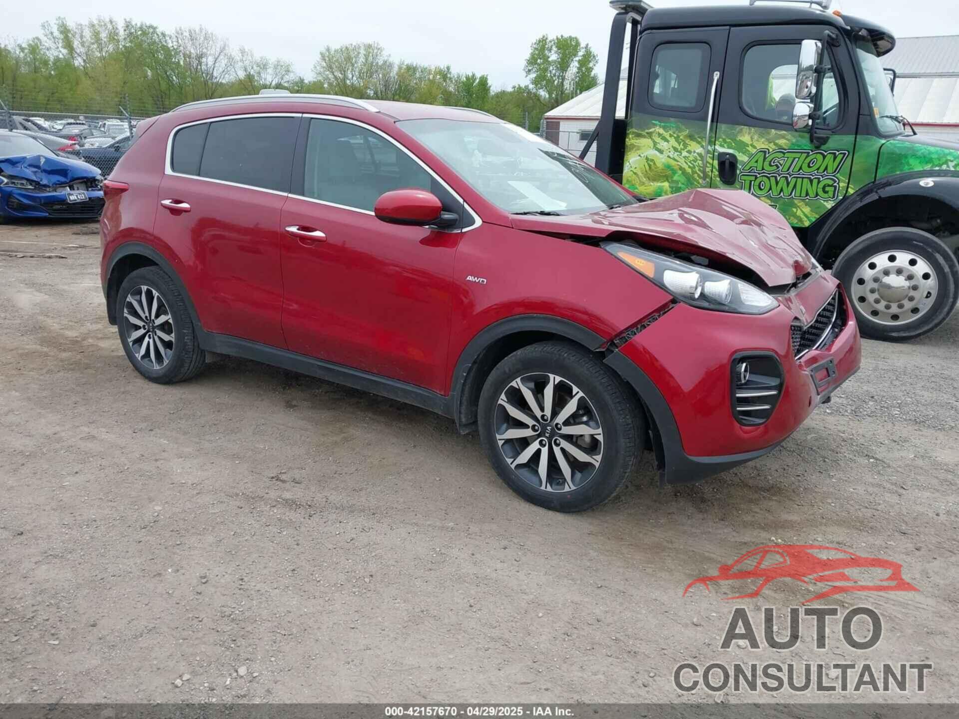 KIA SPORTAGE 2017 - KNDPNCAC7H7263258