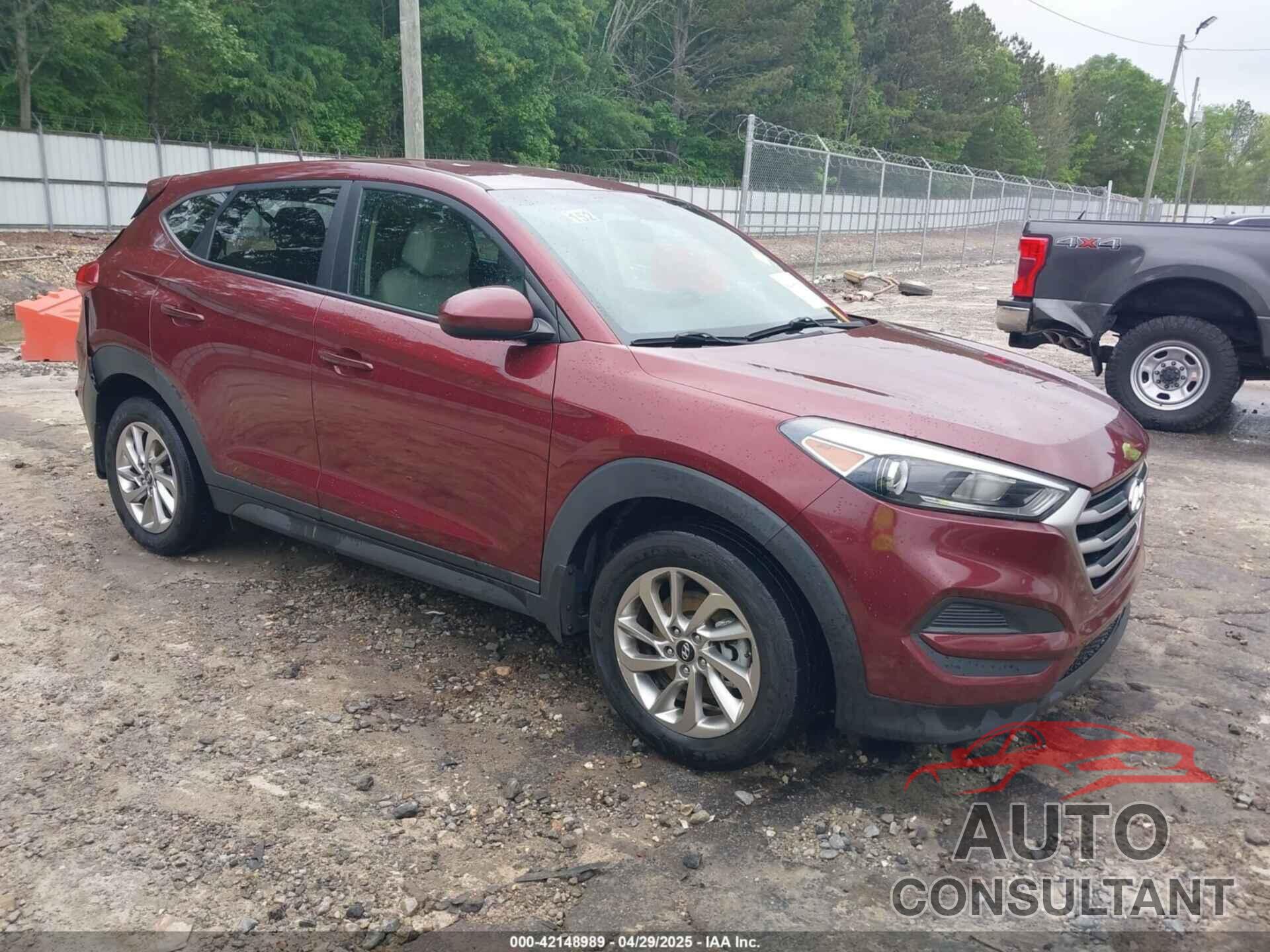 HYUNDAI TUCSON 2017 - KM8J23A43HU290171