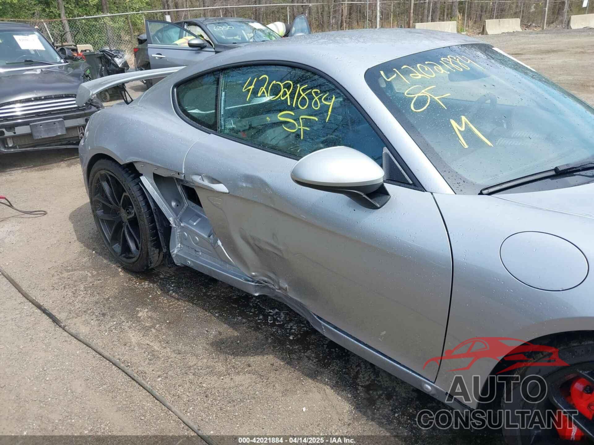 PORSCHE 718 CAYMAN 2020 - WP0AC2A82LK289130