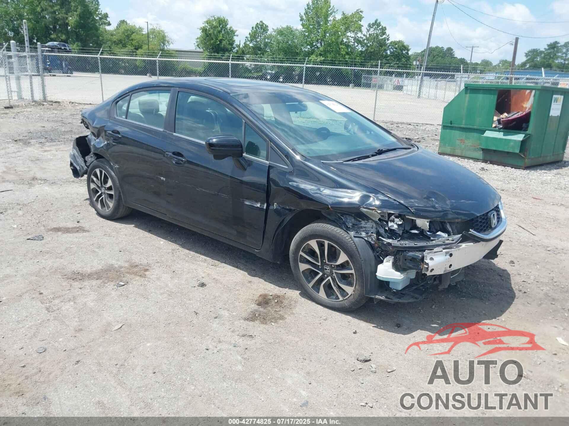 HONDA CIVIC 2015 - 19XFB2F82FE217675