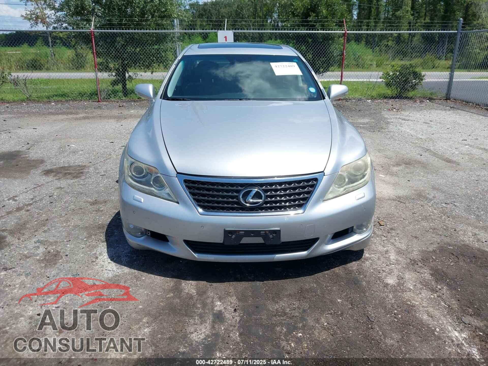 LEXUS LS 460 2011 - JTHBL5EF4B5105882