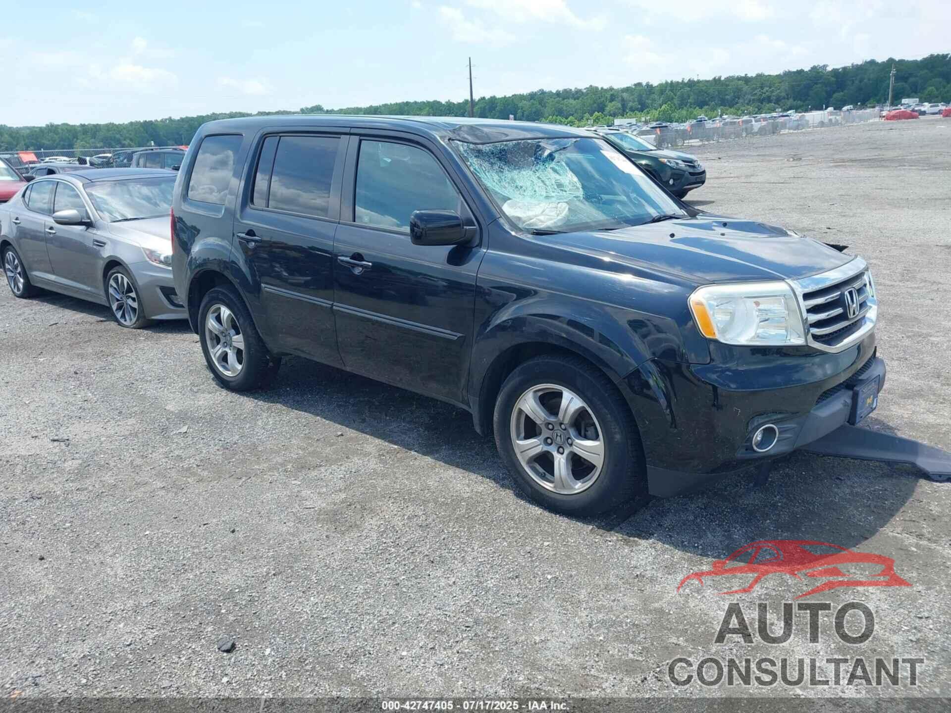 HONDA PILOT 2012 - 5FNYF4H70CB065320