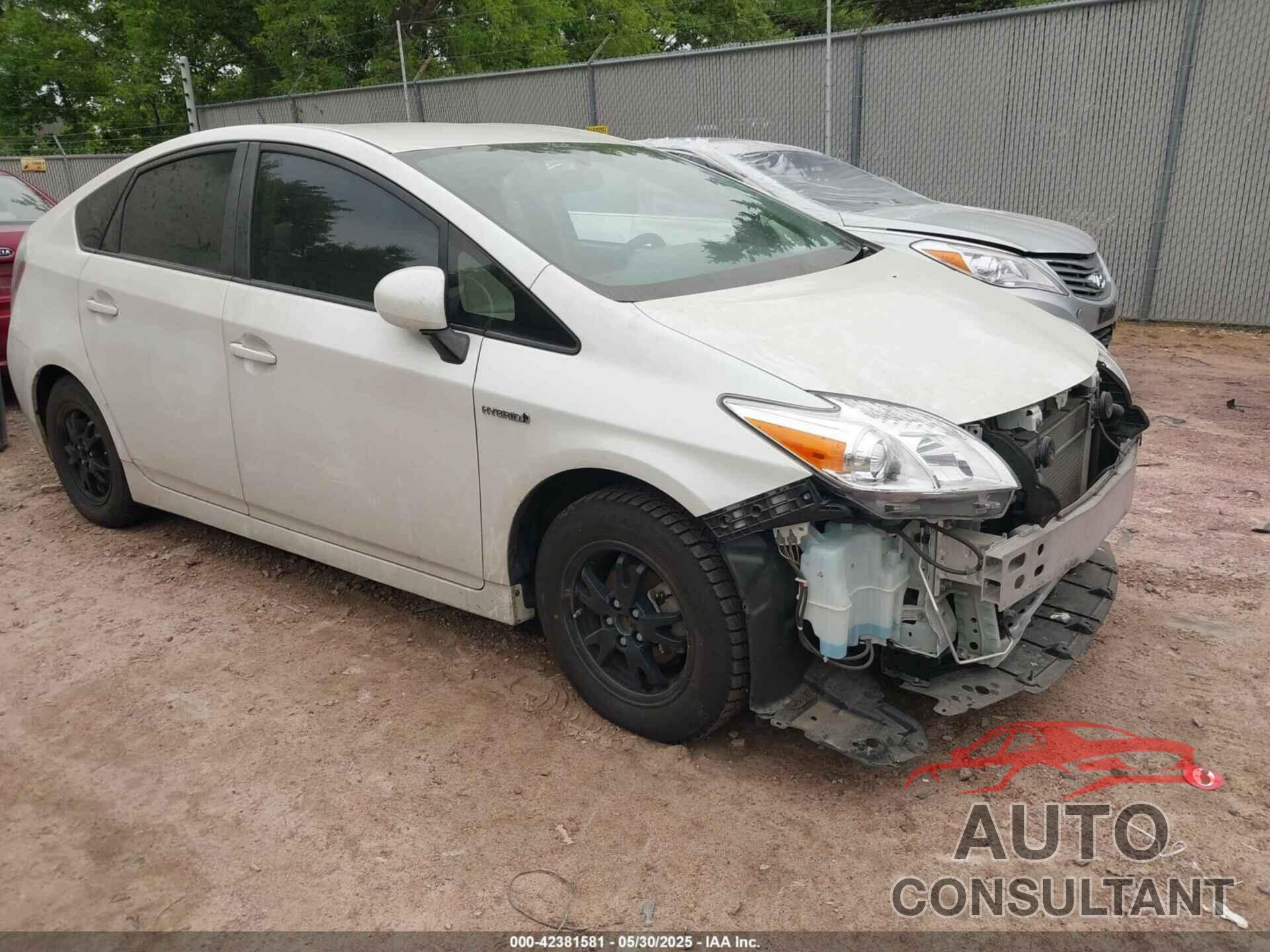 TOYOTA PRIUS 2013 - JTDKN3DU3D5591734