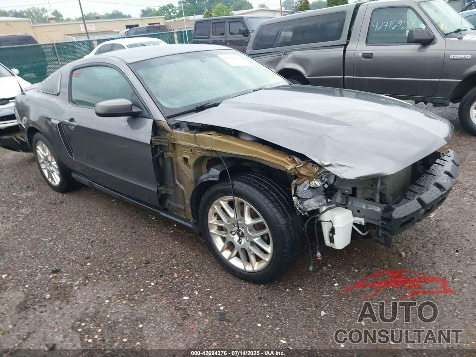 FORD MUSTANG 2012 - 1ZVBP8AM9C5265718