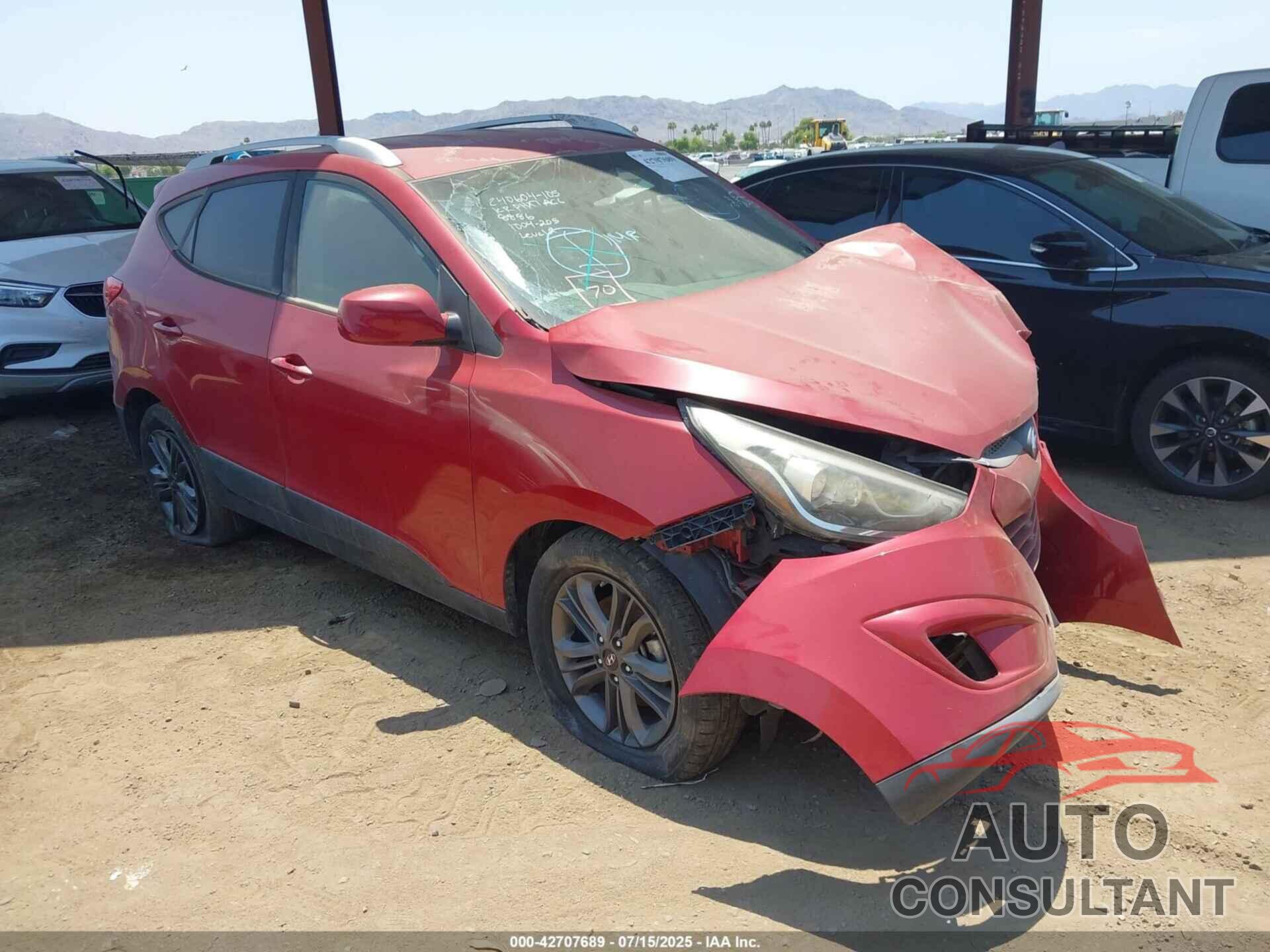 HYUNDAI TUCSON 2014 - KM8JU3AG7EU828886