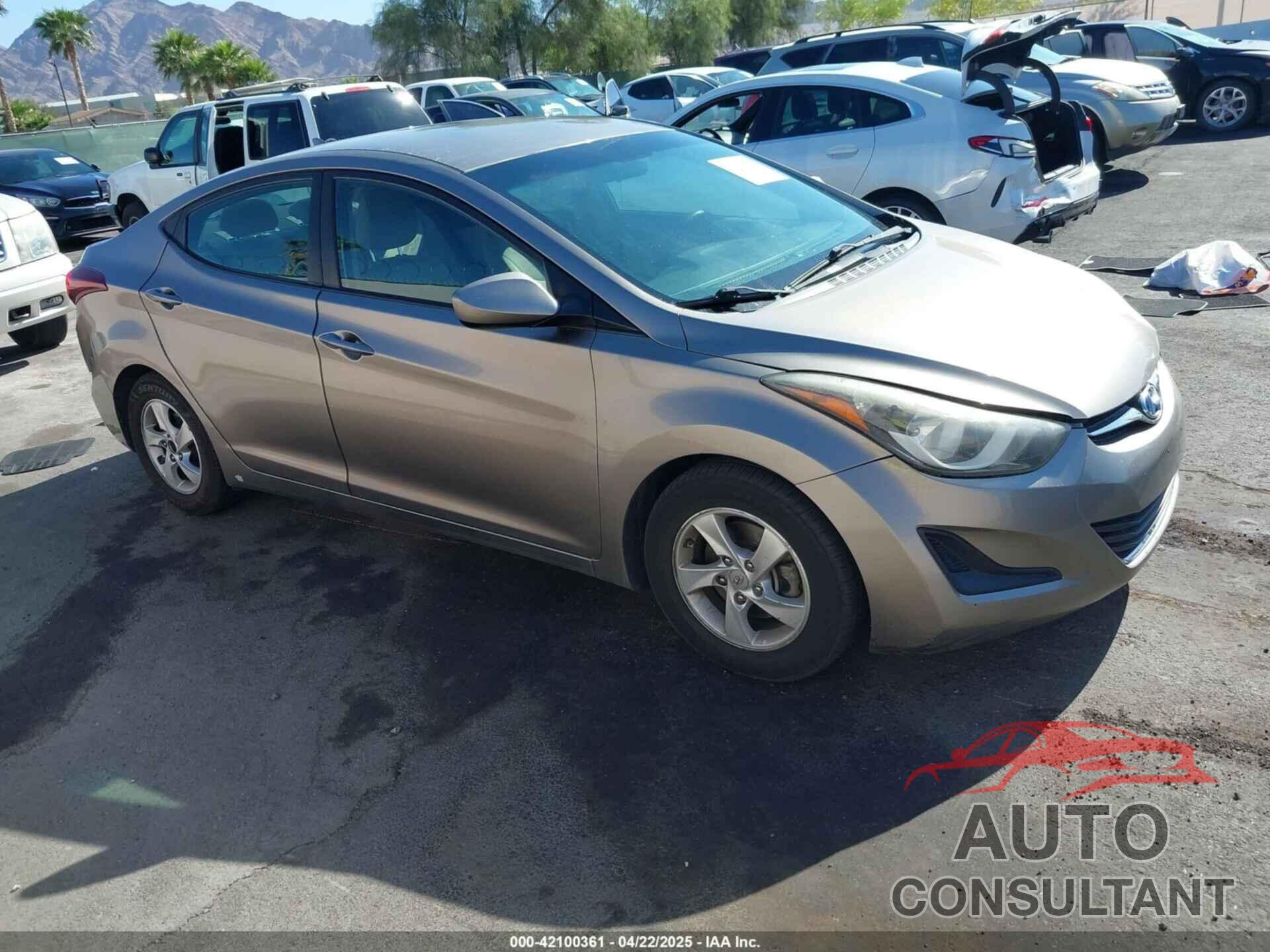 HYUNDAI ELANTRA 2014 - 5NPDH4AE5EH515999