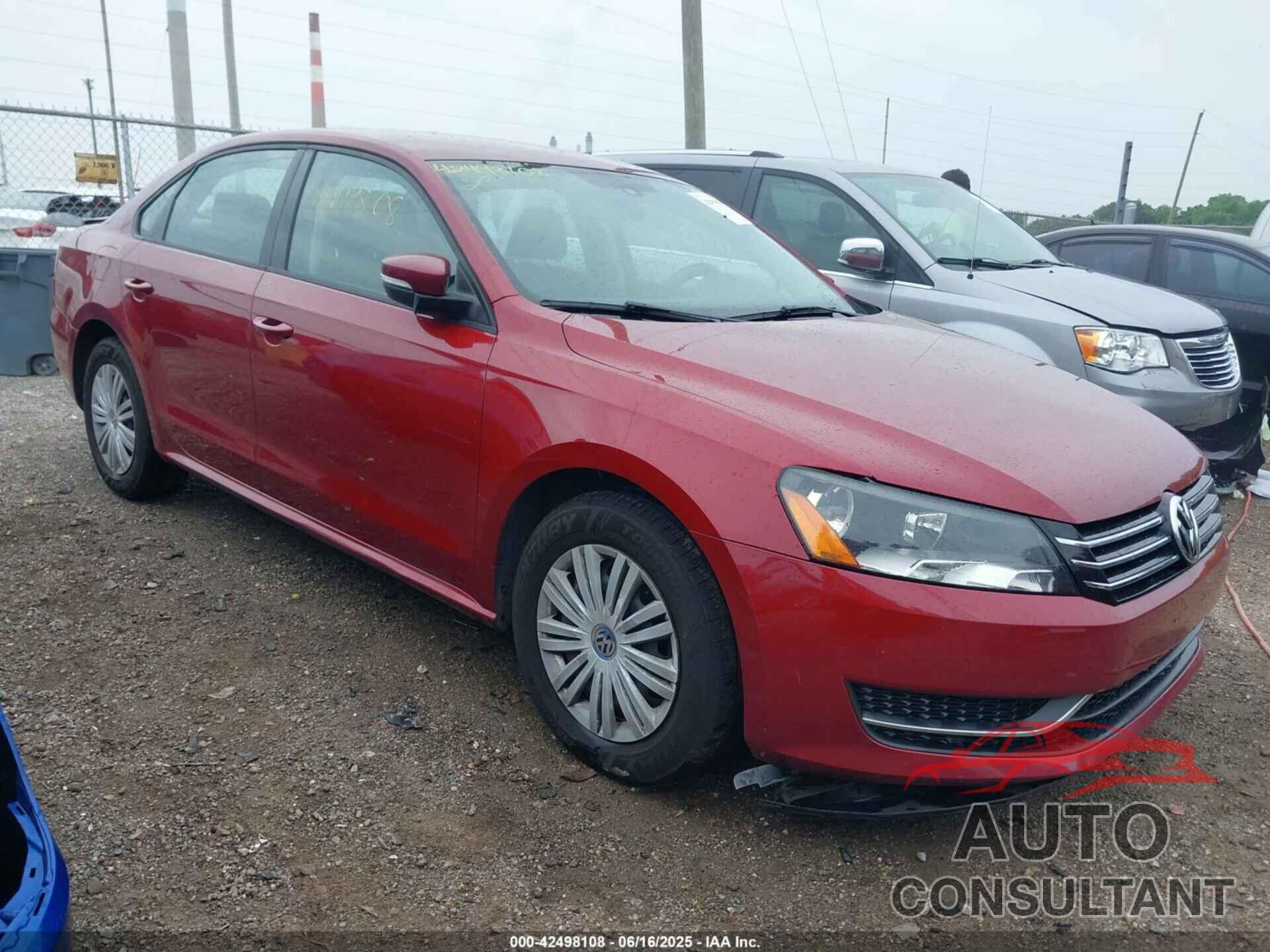 VOLKSWAGEN PASSAT 2015 - 1VWAT7A37FC074064