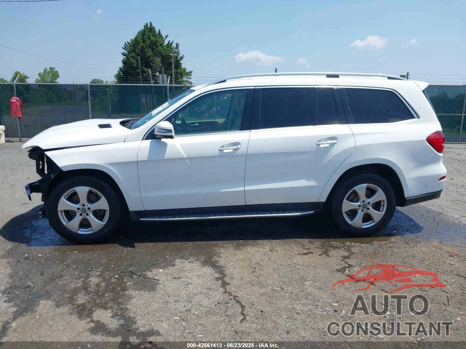 MERCEDES-BENZ GLS 450 2017 - 4JGDF6EE1HA968827