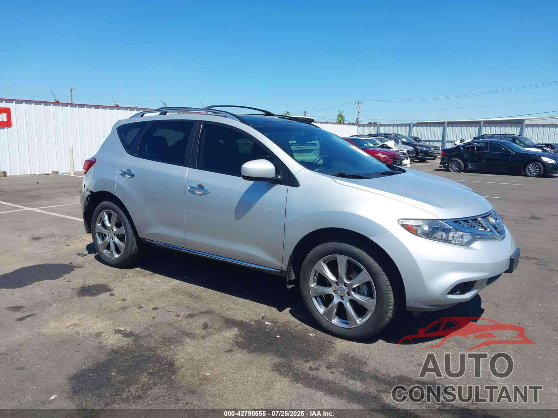 NISSAN MURANO 2013 - JN8AZ1MW5DW323479