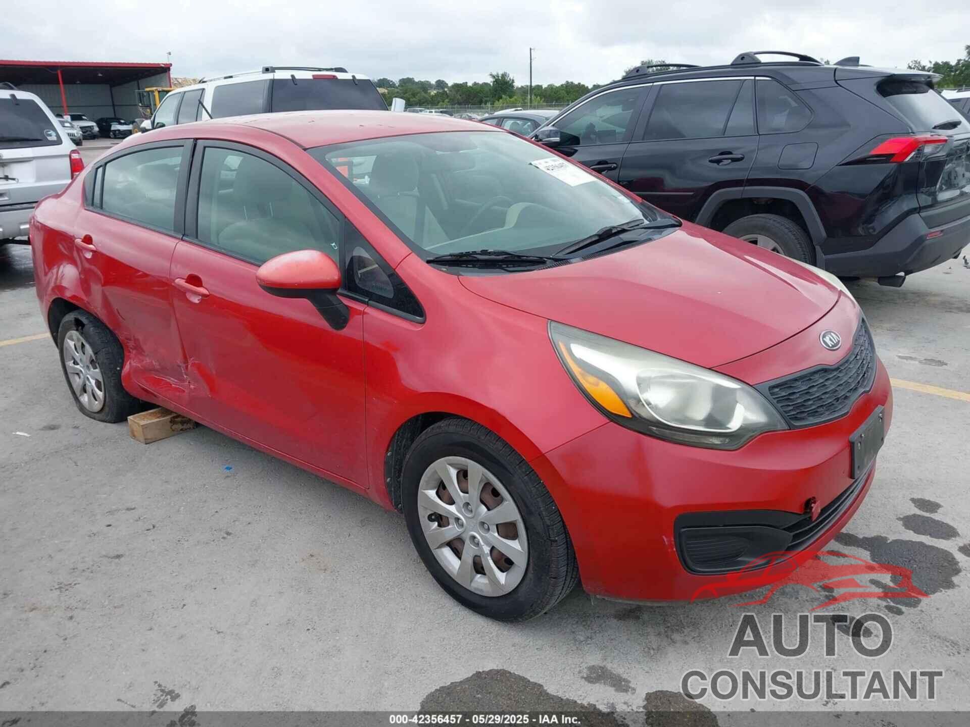 KIA RIO 2013 - KNADM4A31D6109802