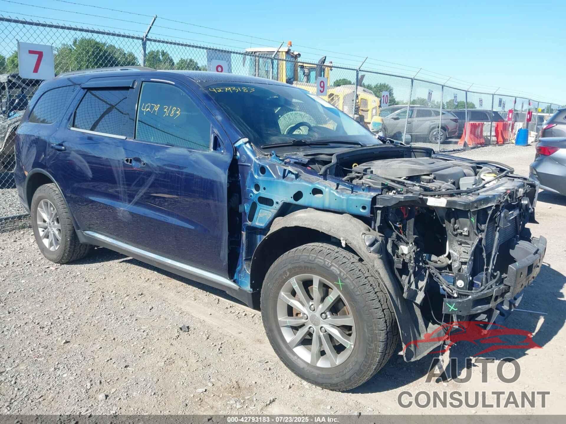 DODGE DURANGO 2017 - 1C4RDJAGXHC790978