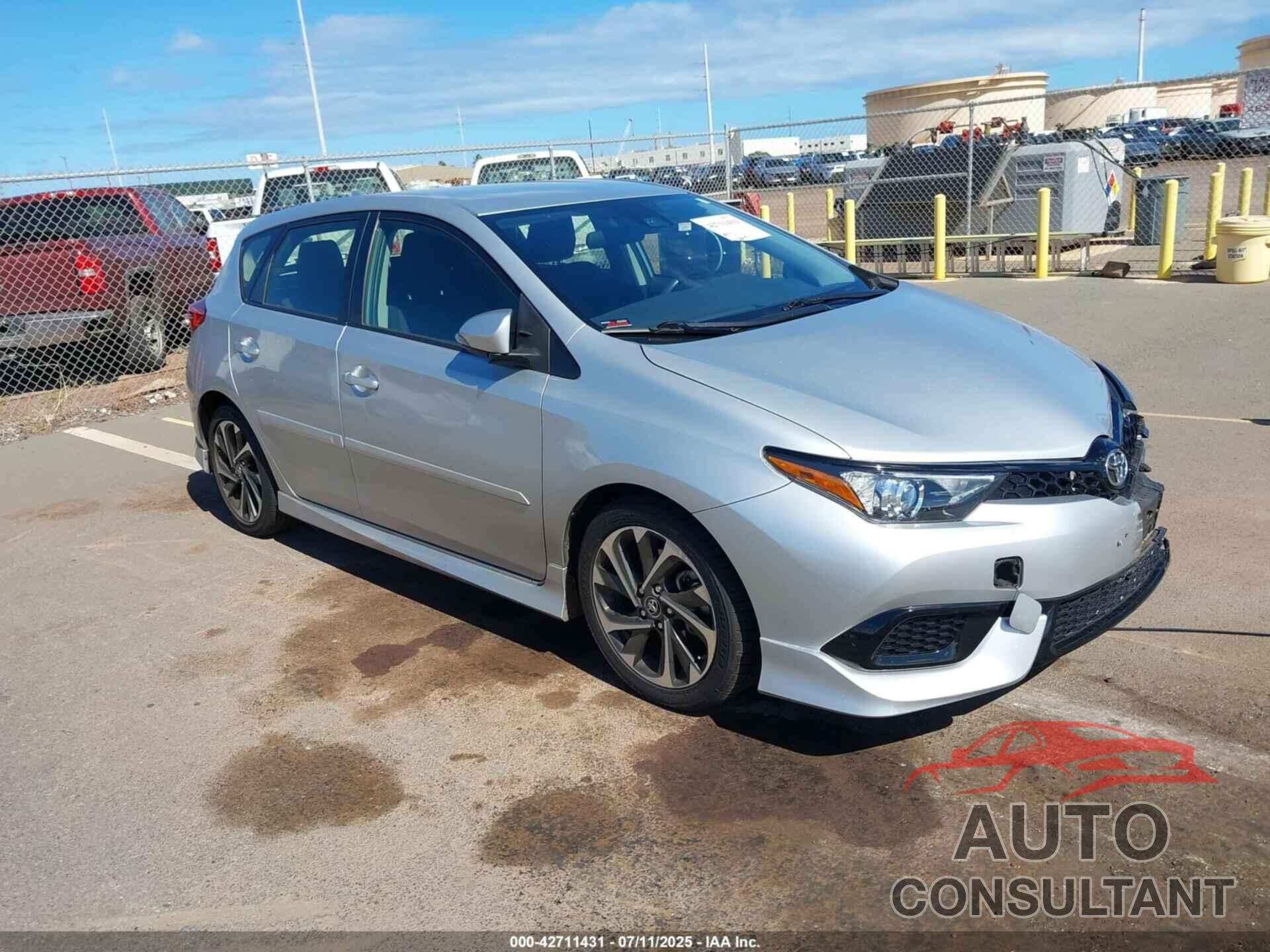 TOYOTA COROLLA IM 2018 - JTNKARJE0JJ568020