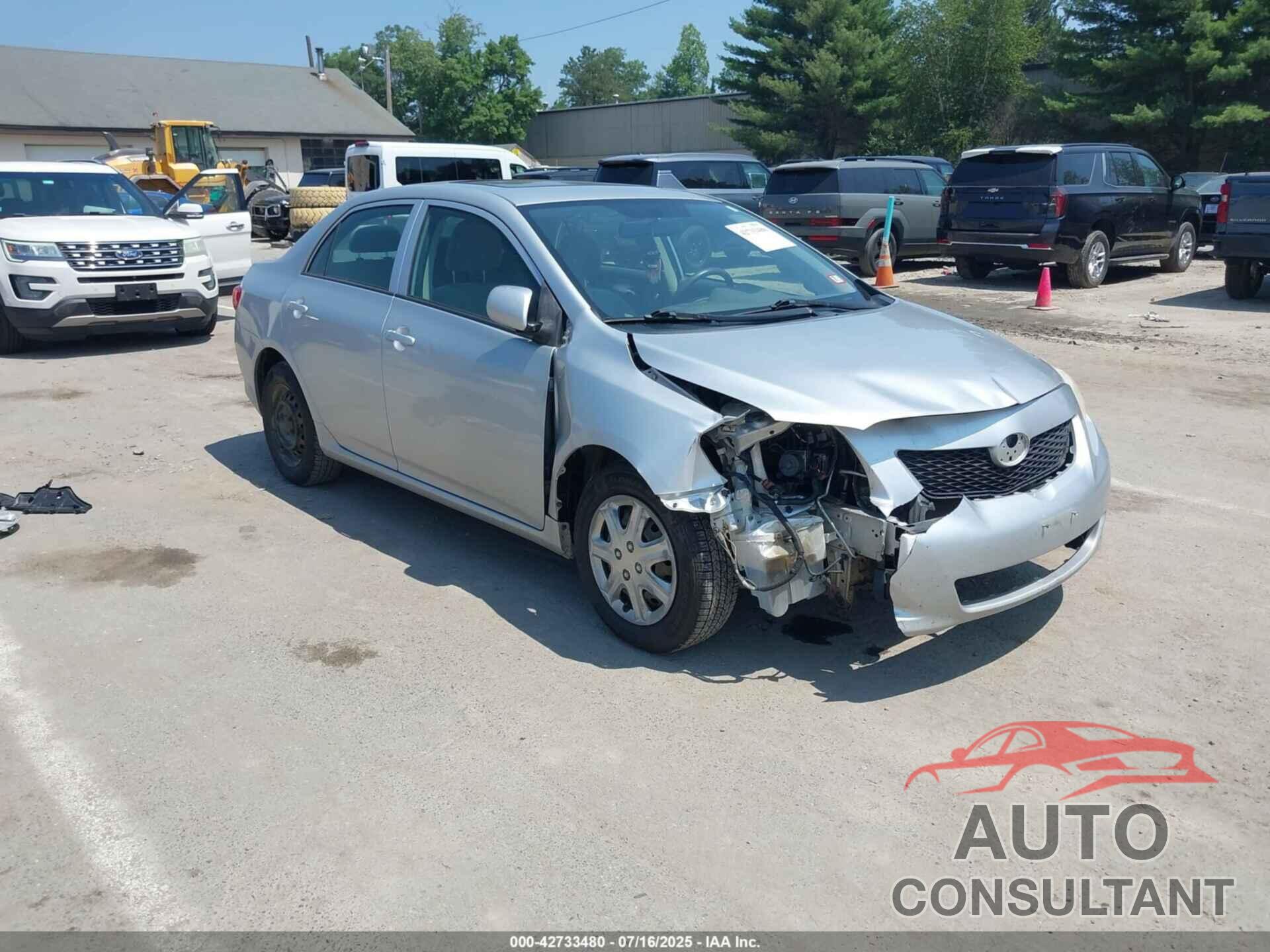 TOYOTA COROLLA 2009 - JTDBL40E09J029704