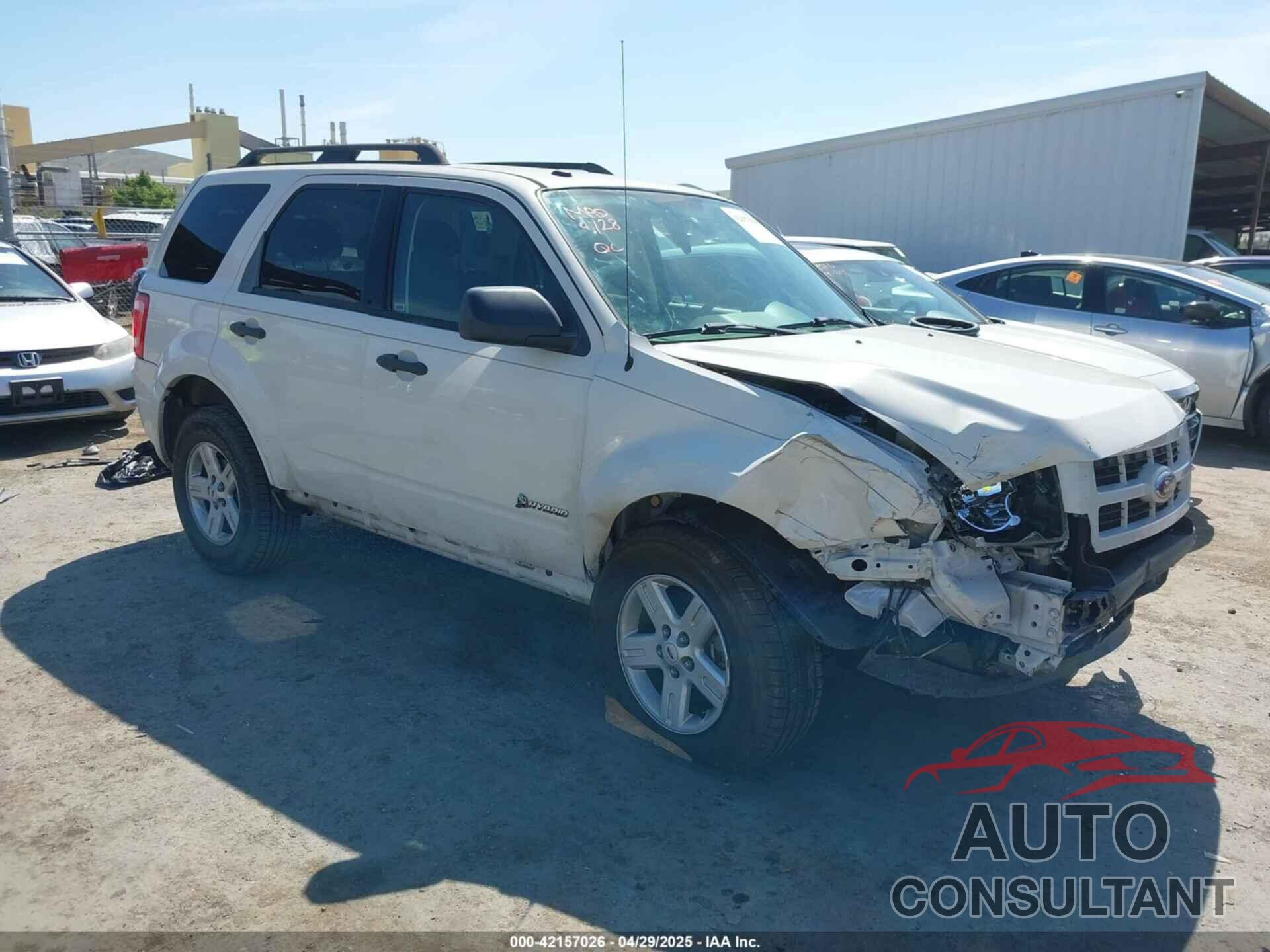 FORD ESCAPE HYBRID 2009 - 1FMCU49369KA28954