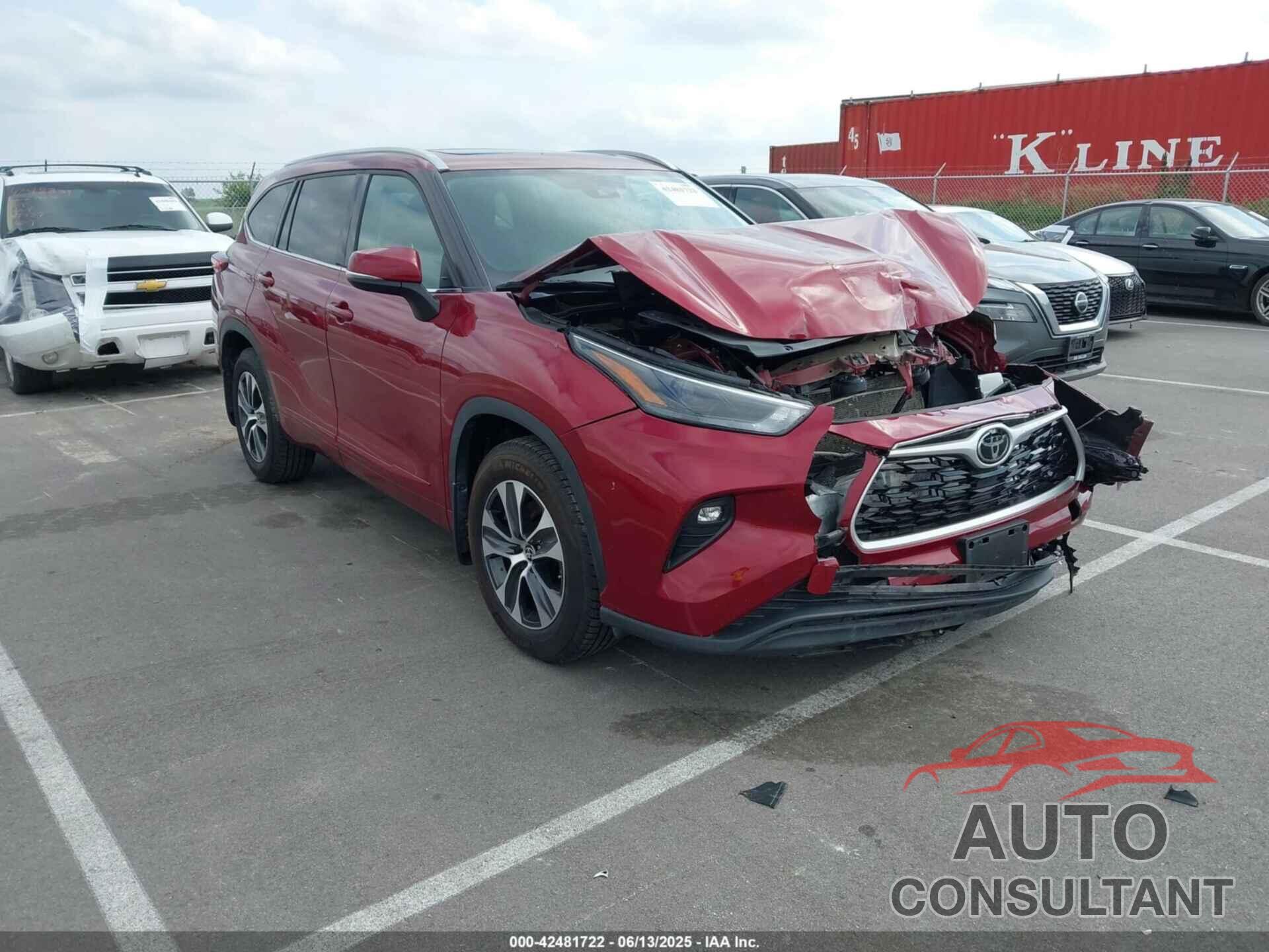 TOYOTA HIGHLANDER 2022 - 5TDHZRBH3NS565086