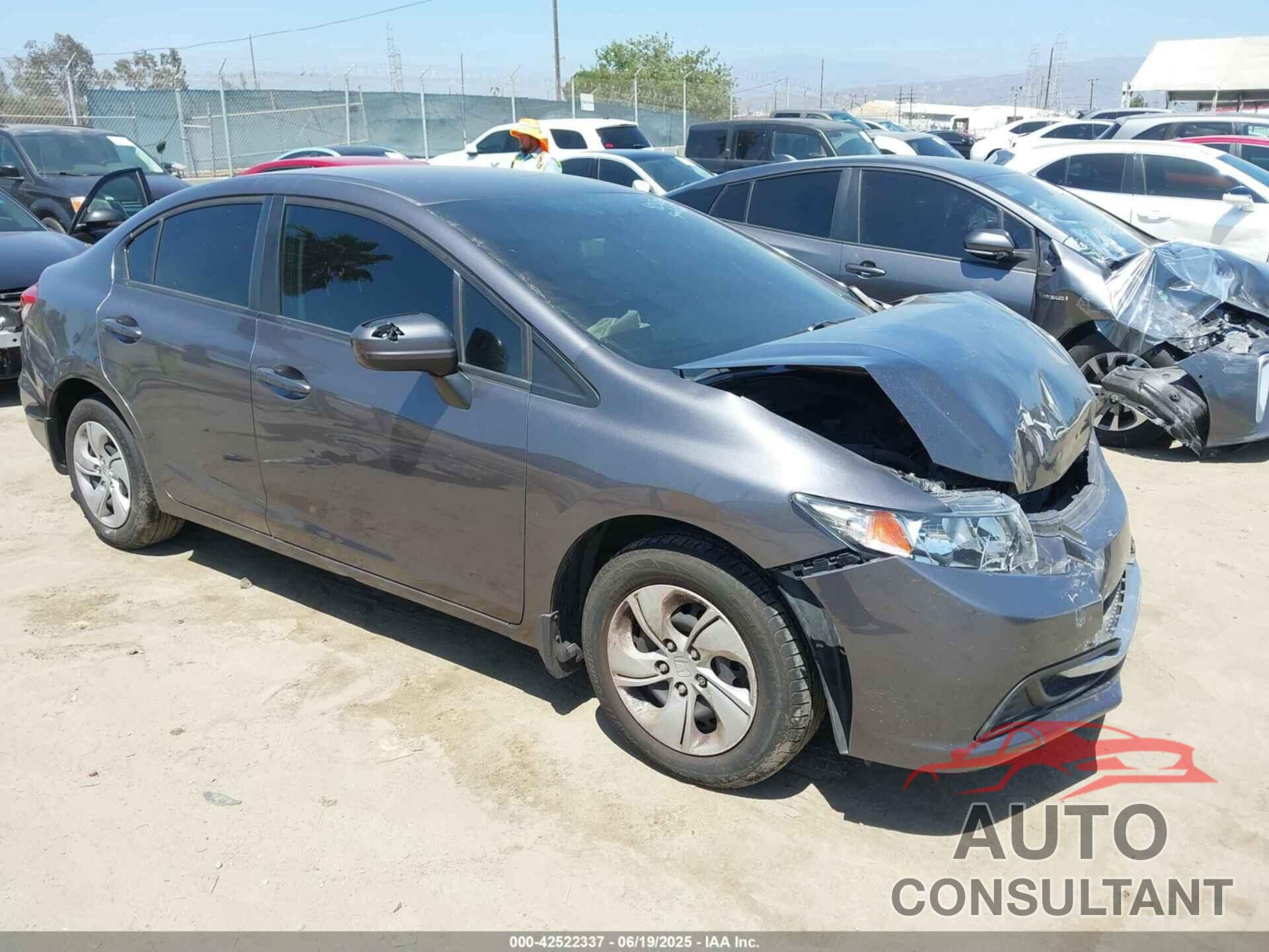 HONDA CIVIC 2014 - 19XFB2F54EE269720