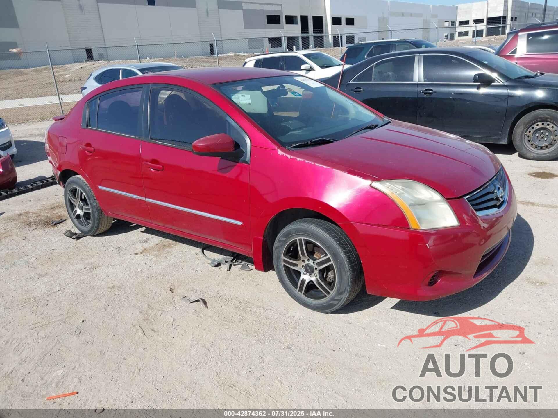 NISSAN SENTRA 2012 - 3N1AB6AP7CL773345