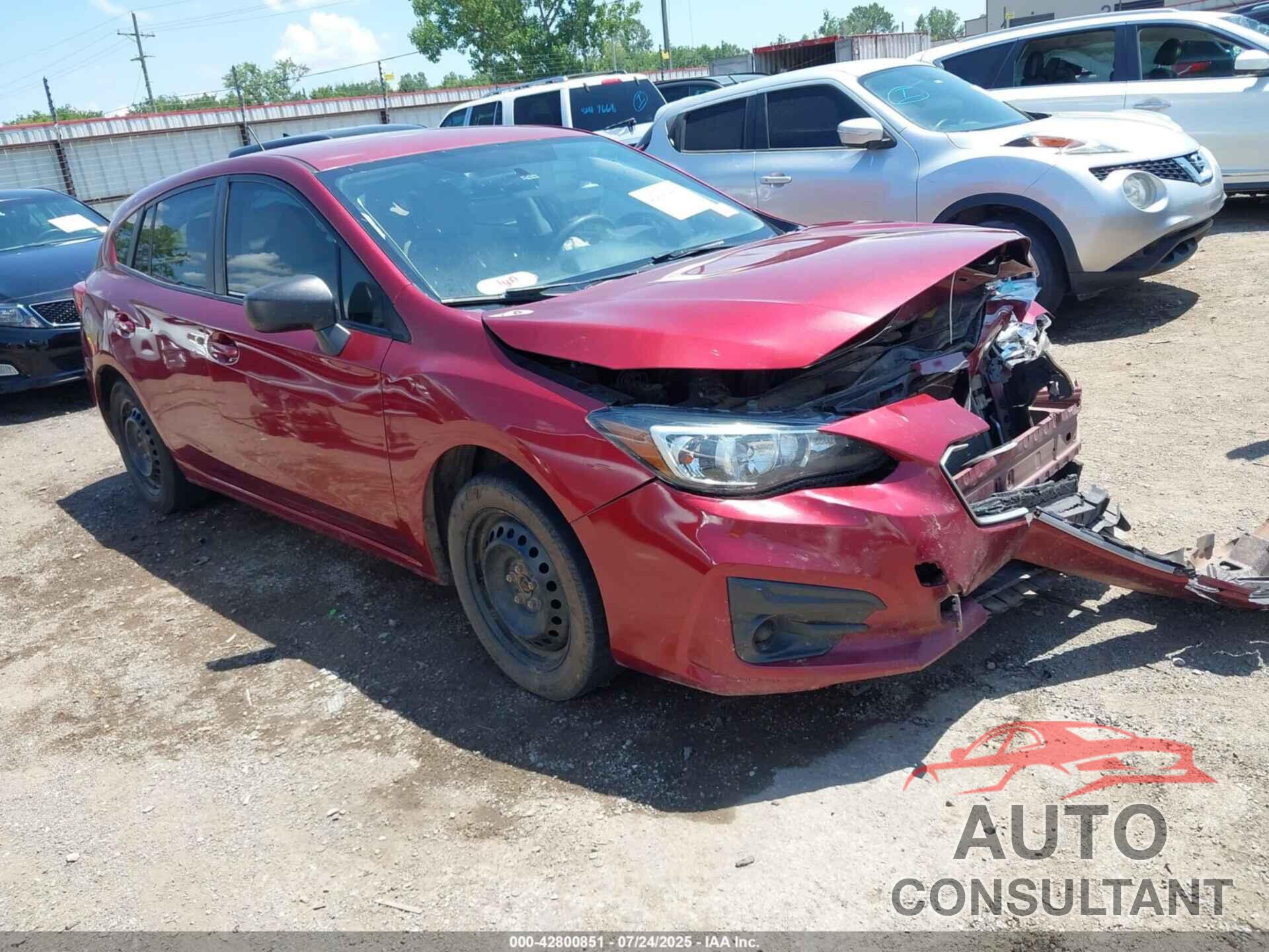 SUBARU IMPREZA 2019 - 4S3GTAA69K1751738