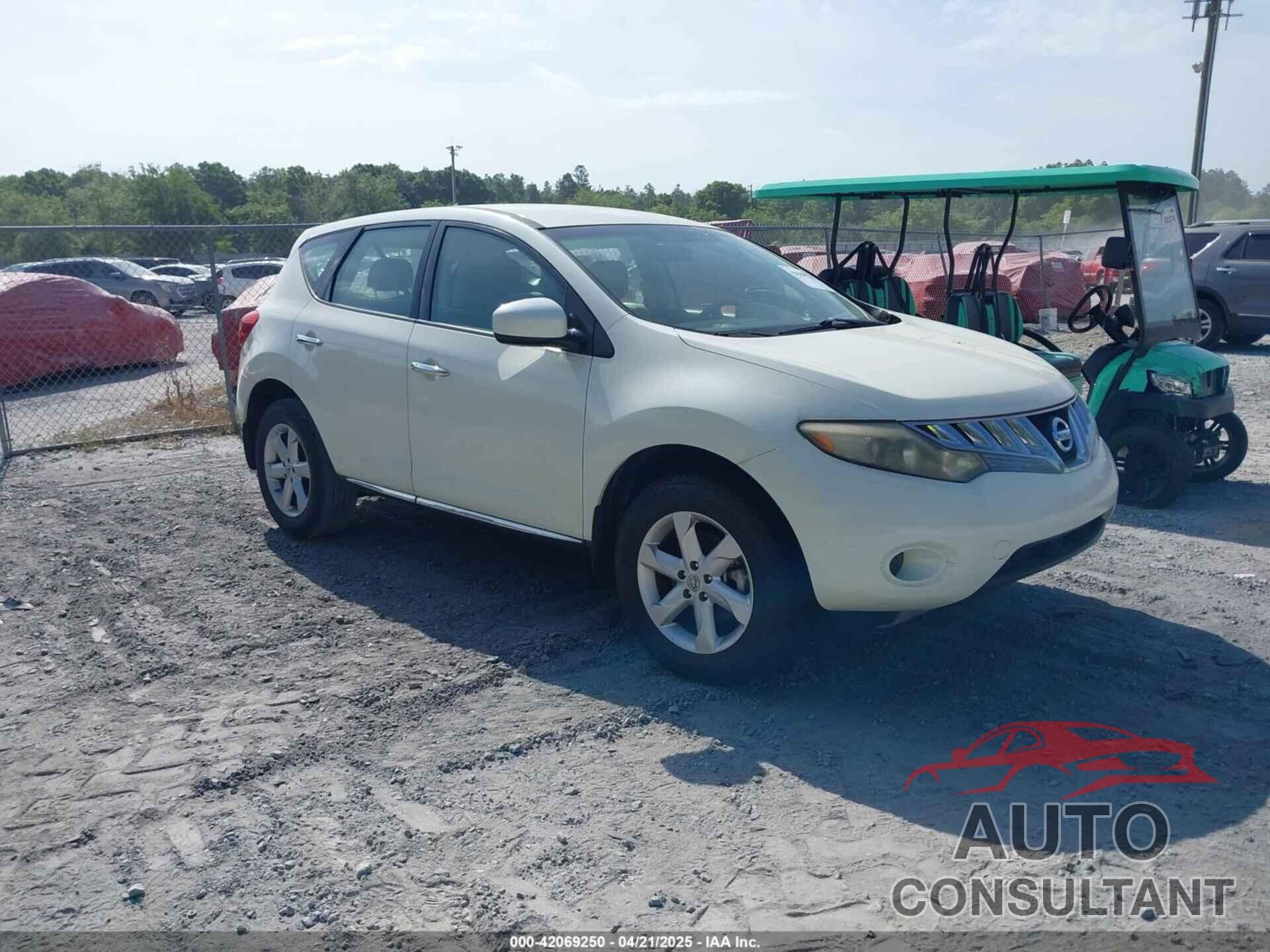 NISSAN MURANO 2009 - JN8AZ18U49W015459