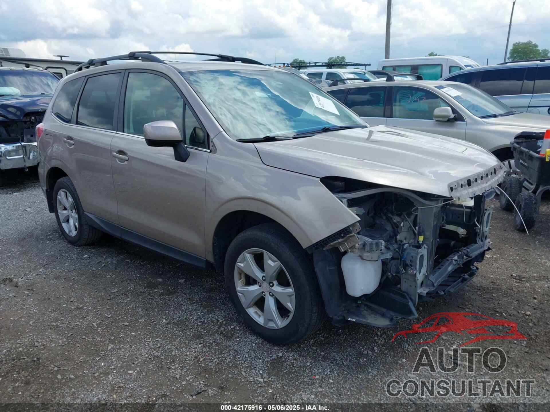 SUBARU FORESTER 2016 - JF2SJAHC8GH422878