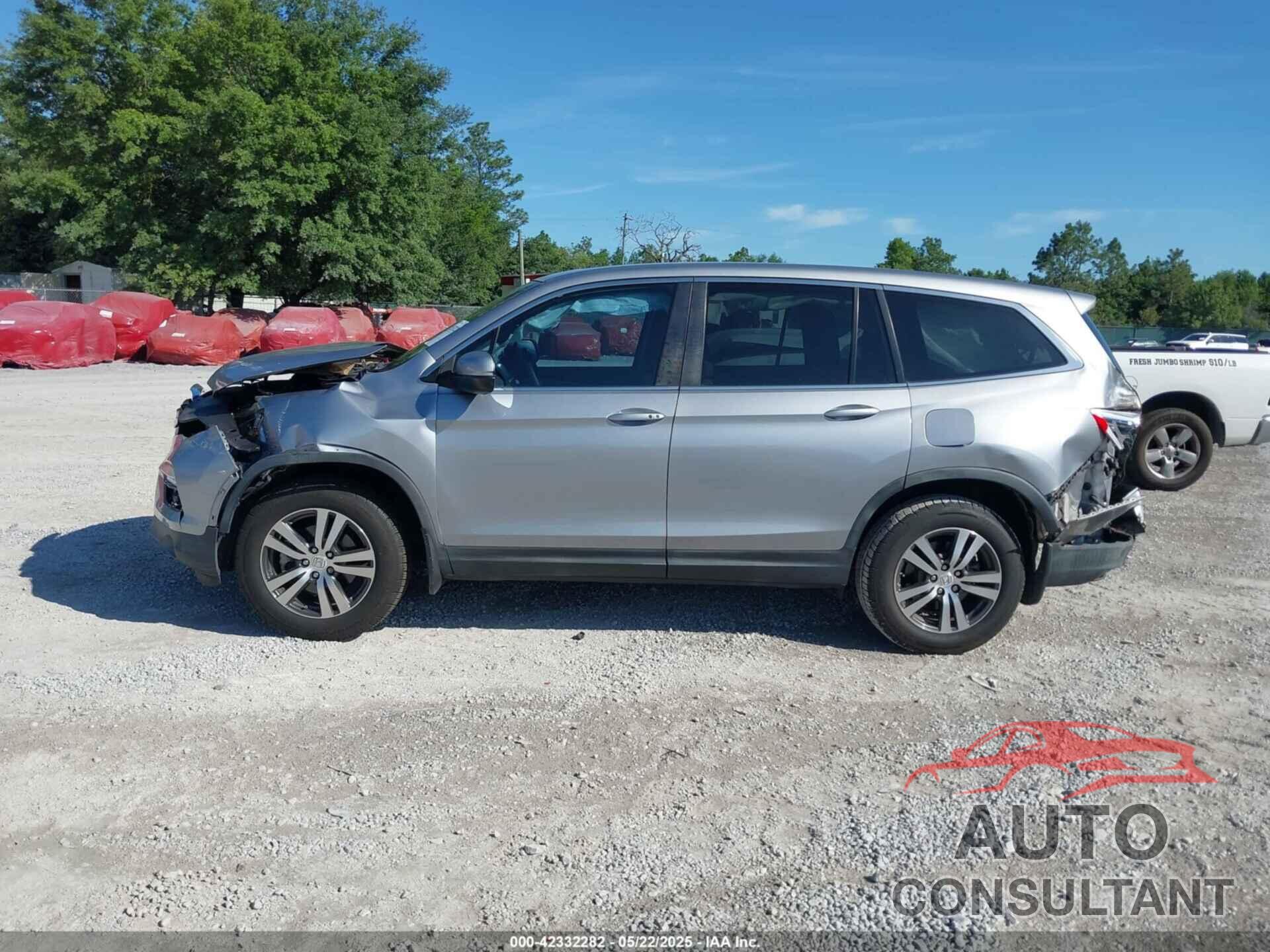 HONDA PILOT 2017 - 5FNYF5H7XHB027767