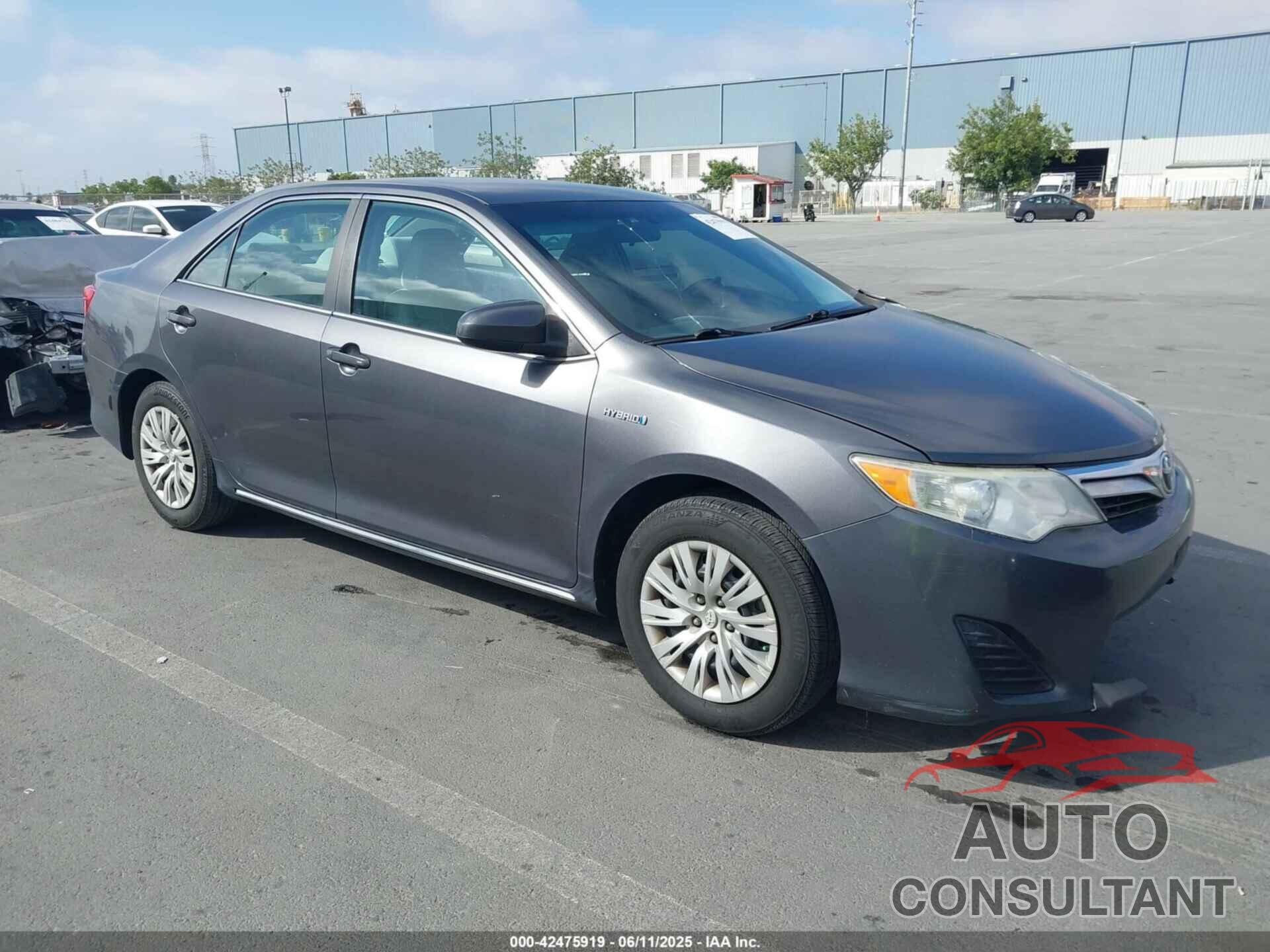 TOYOTA CAMRY HYBRID 2013 - 4T1BD1FK7DU073372