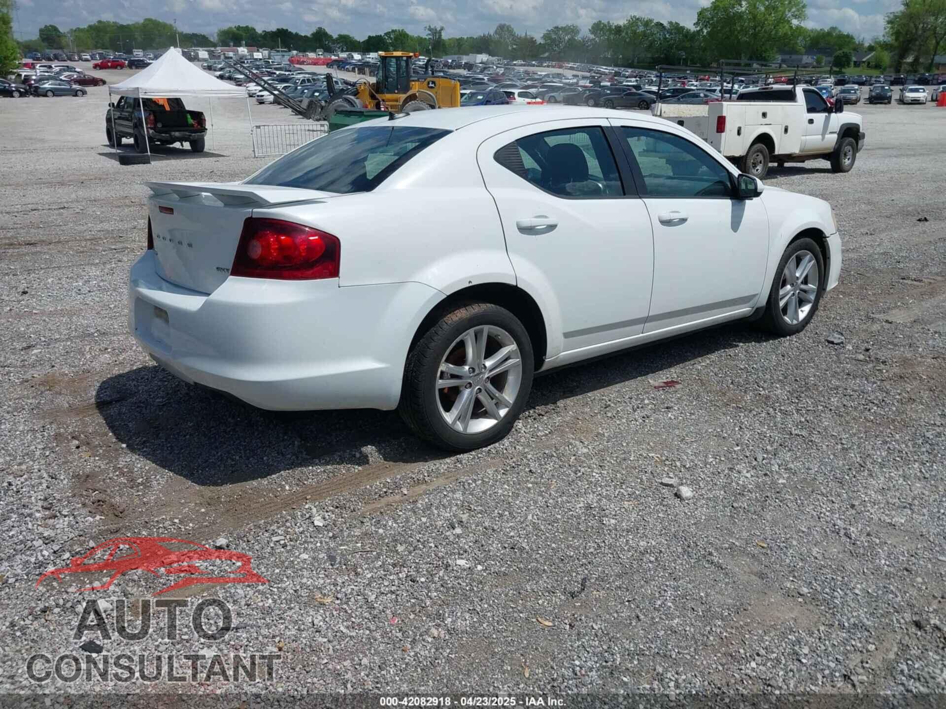DODGE AVENGER 2012 - 1C3CDZCB2CN290465