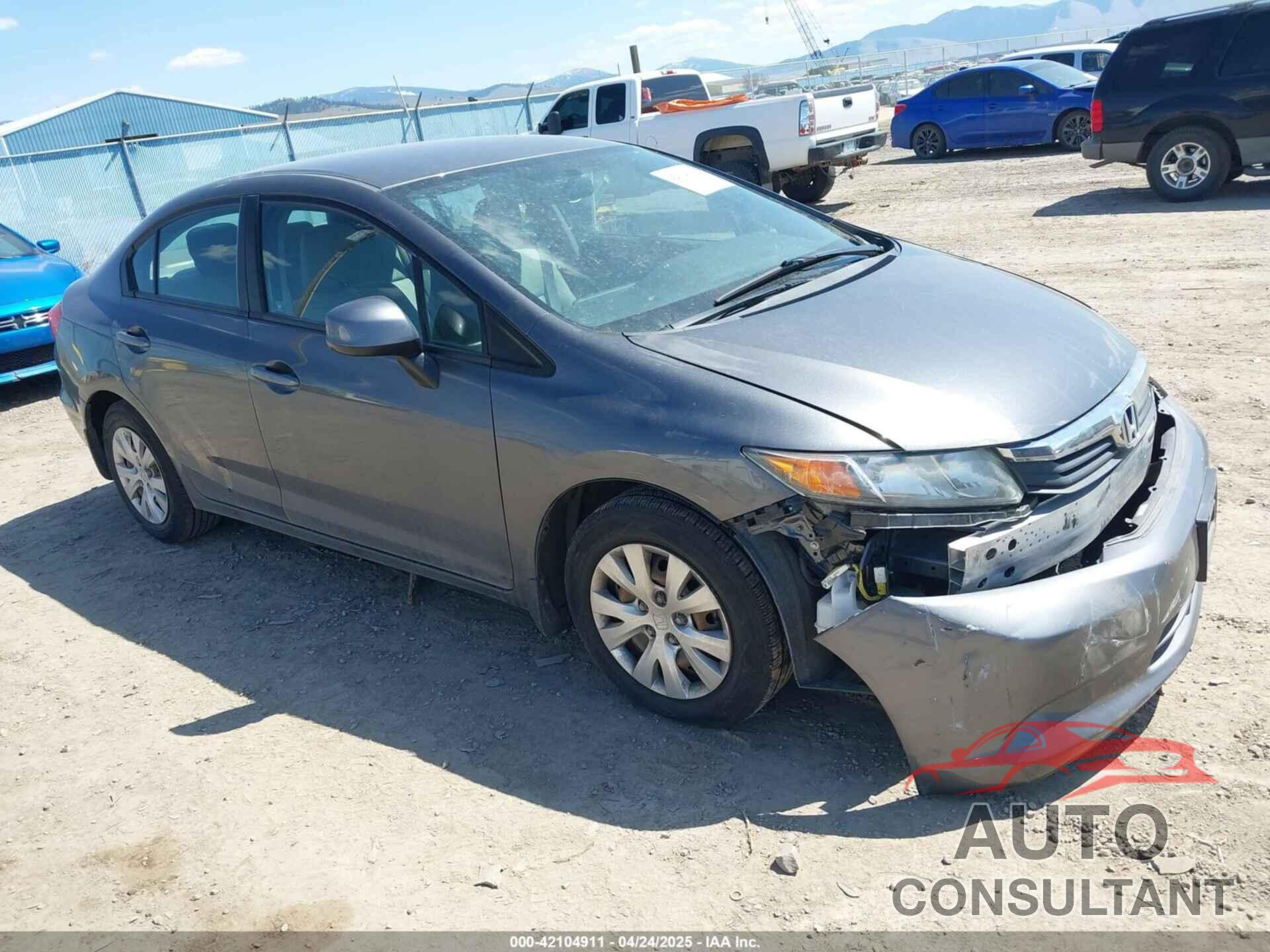 HONDA CIVIC 2012 - 2HGFB2F53CH581661