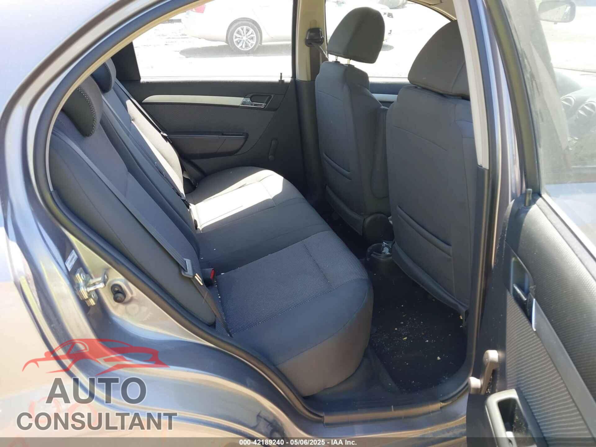 CHEVROLET AVEO 2011 - KL1TD5DE2BB166314