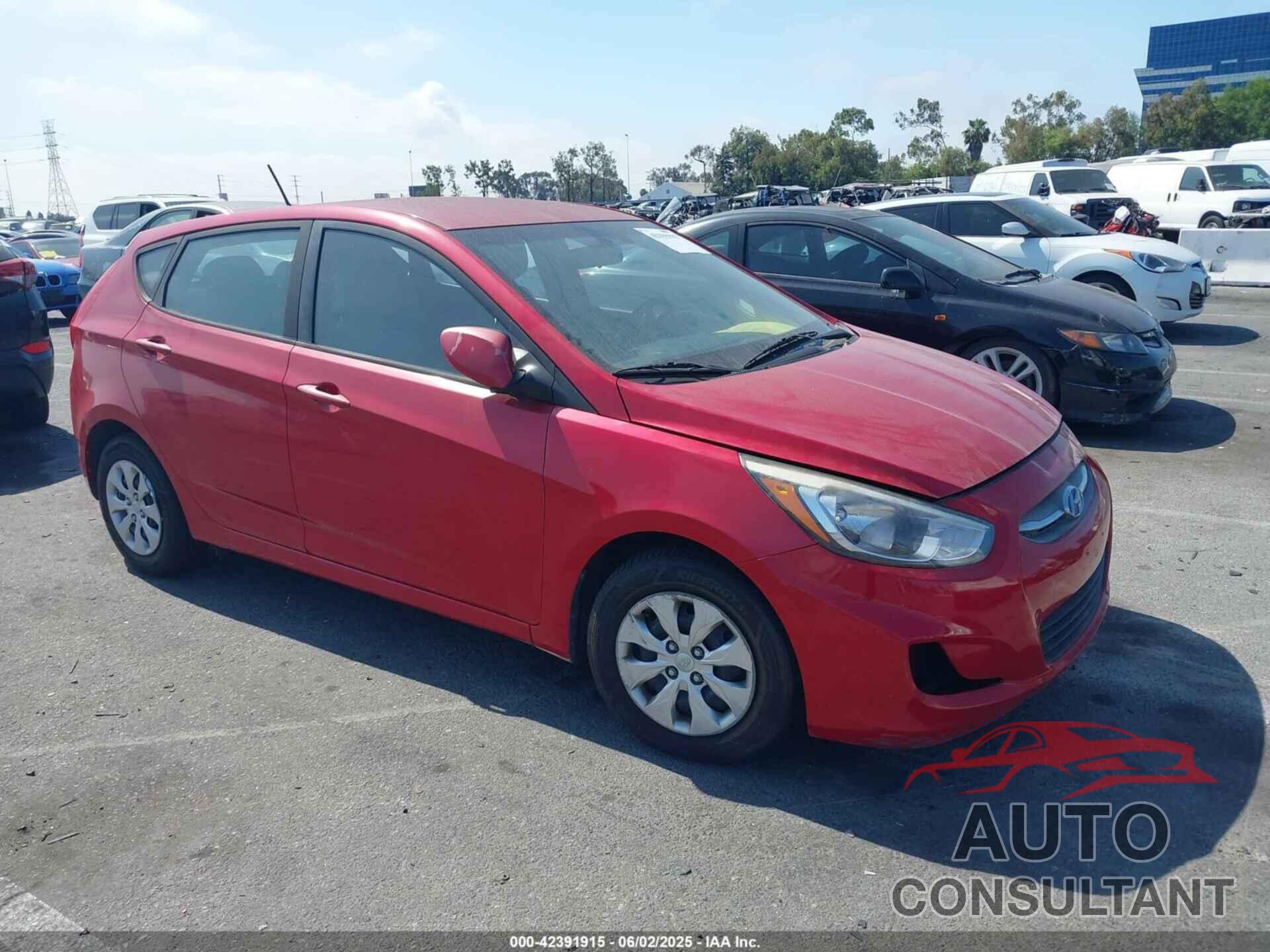 HYUNDAI ACCENT 2016 - KMHCT5AE8GU260608
