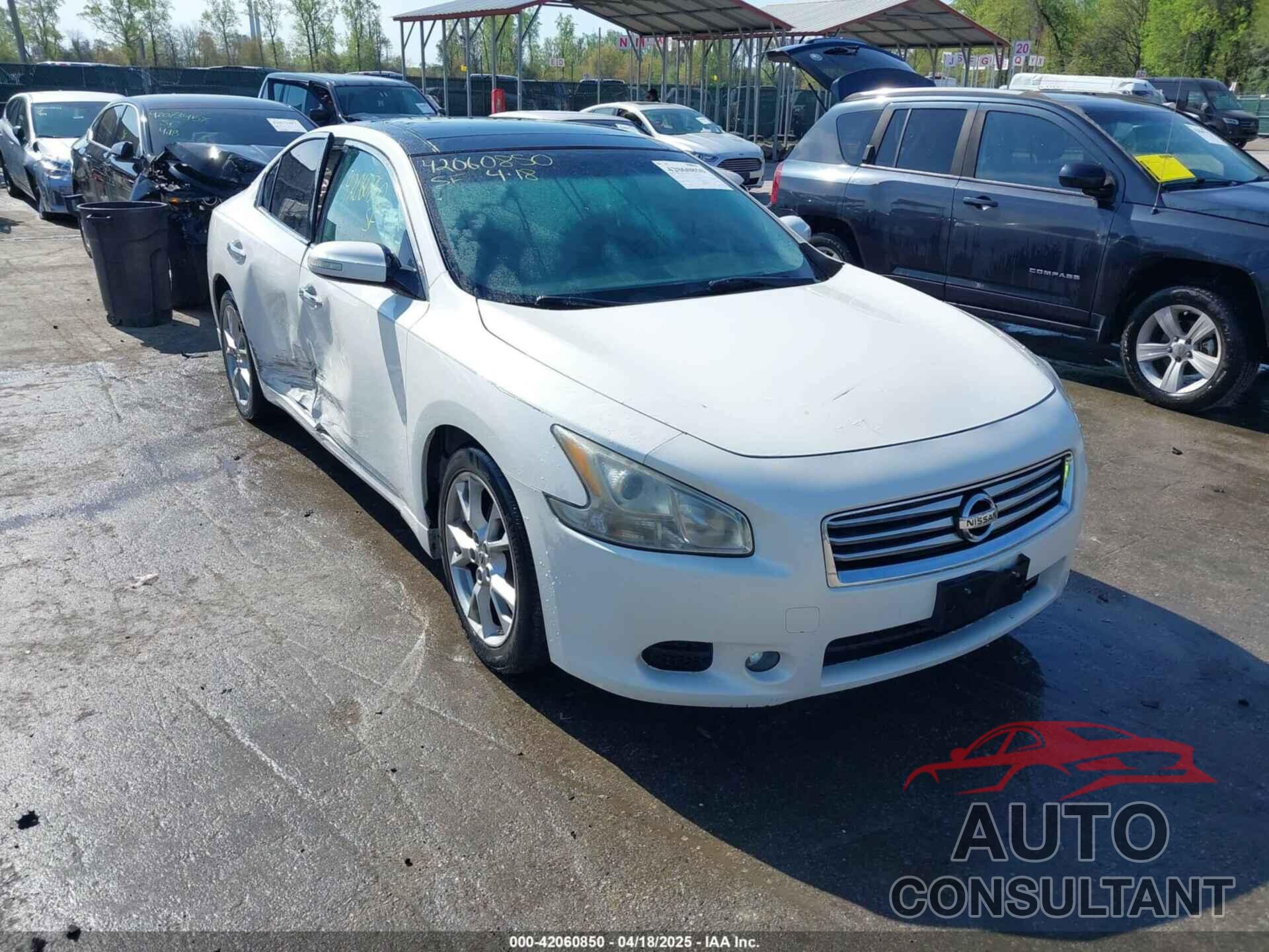 NISSAN MAXIMA 2012 - 1N4AA5AP6CC801664