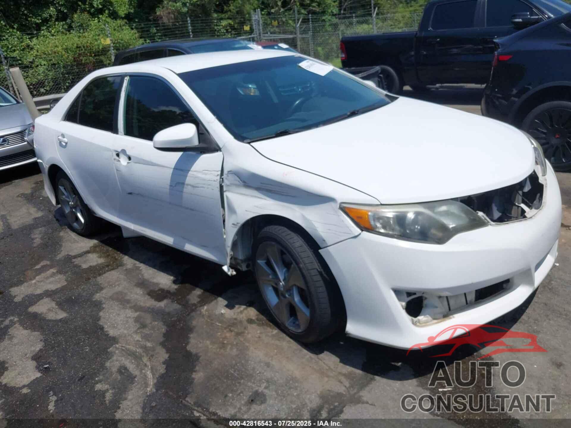 TOYOTA CAMRY 2012 - 4T1BK1FK5CU511150