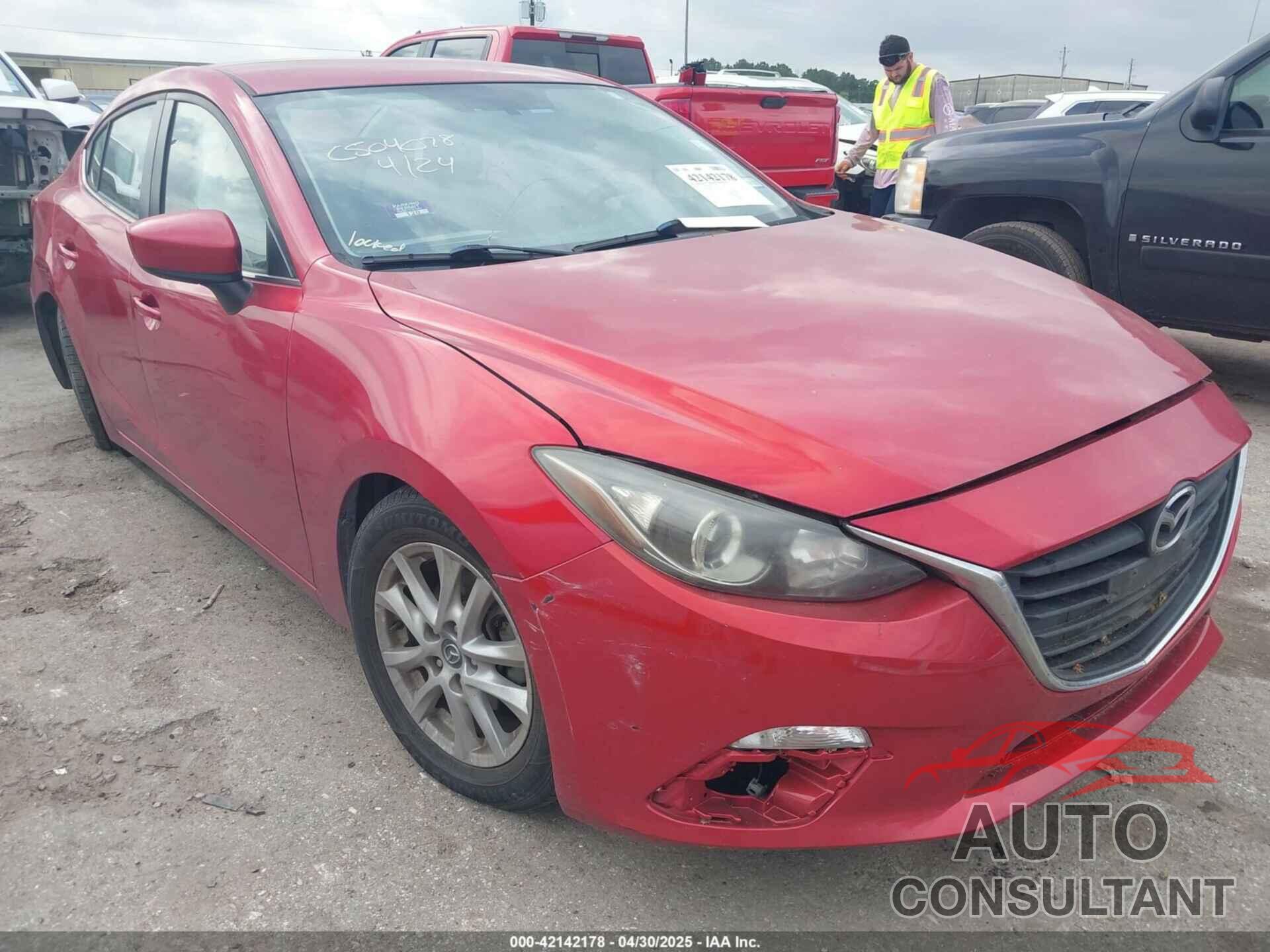 MAZDA MAZDA3 2016 - JM1BM1U70G1304542