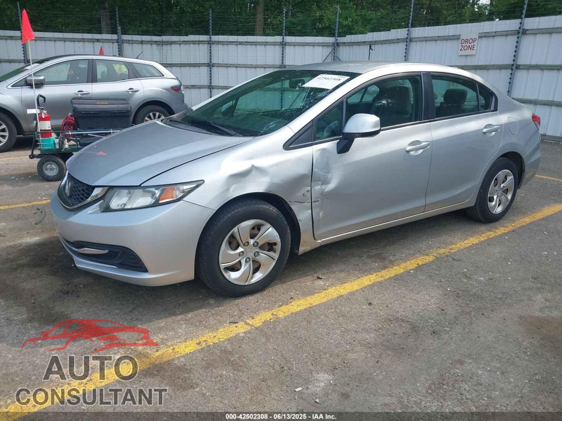 HONDA CIVIC 2013 - 19XFB2F59DE096551