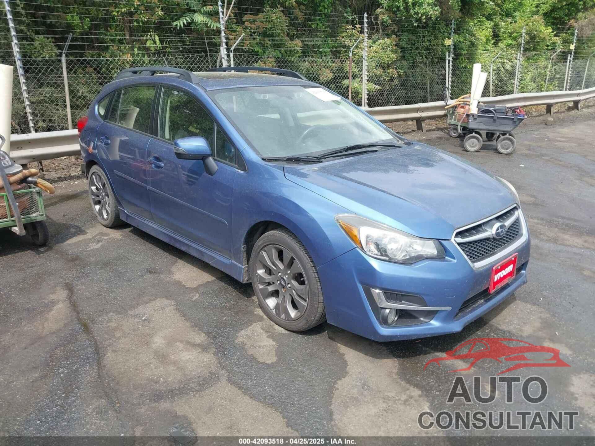 SUBARU IMPREZA 2015 - JF1GPAZ62FH279748