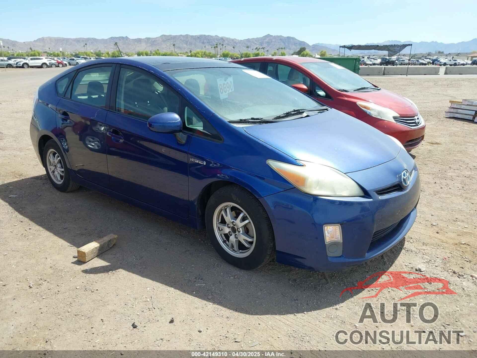 TOYOTA PRIUS 2010 - JTDKN3DU2A0045452