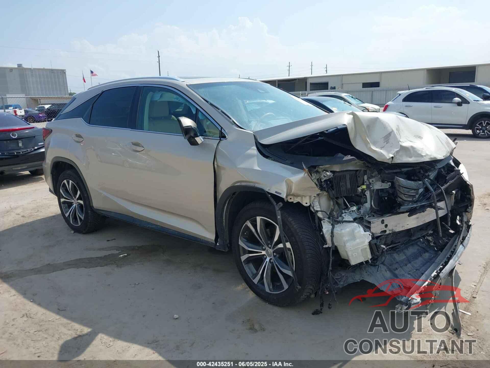 LEXUS RX 350 2016 - 2T2ZZMCAXGC032832