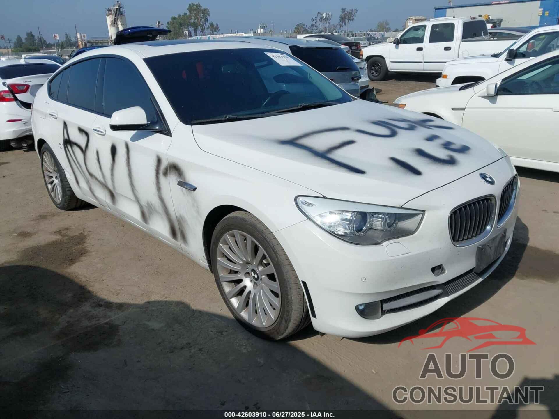 BMW 535I GRAN TURISMO 2012 - WBASN2C56CC202323