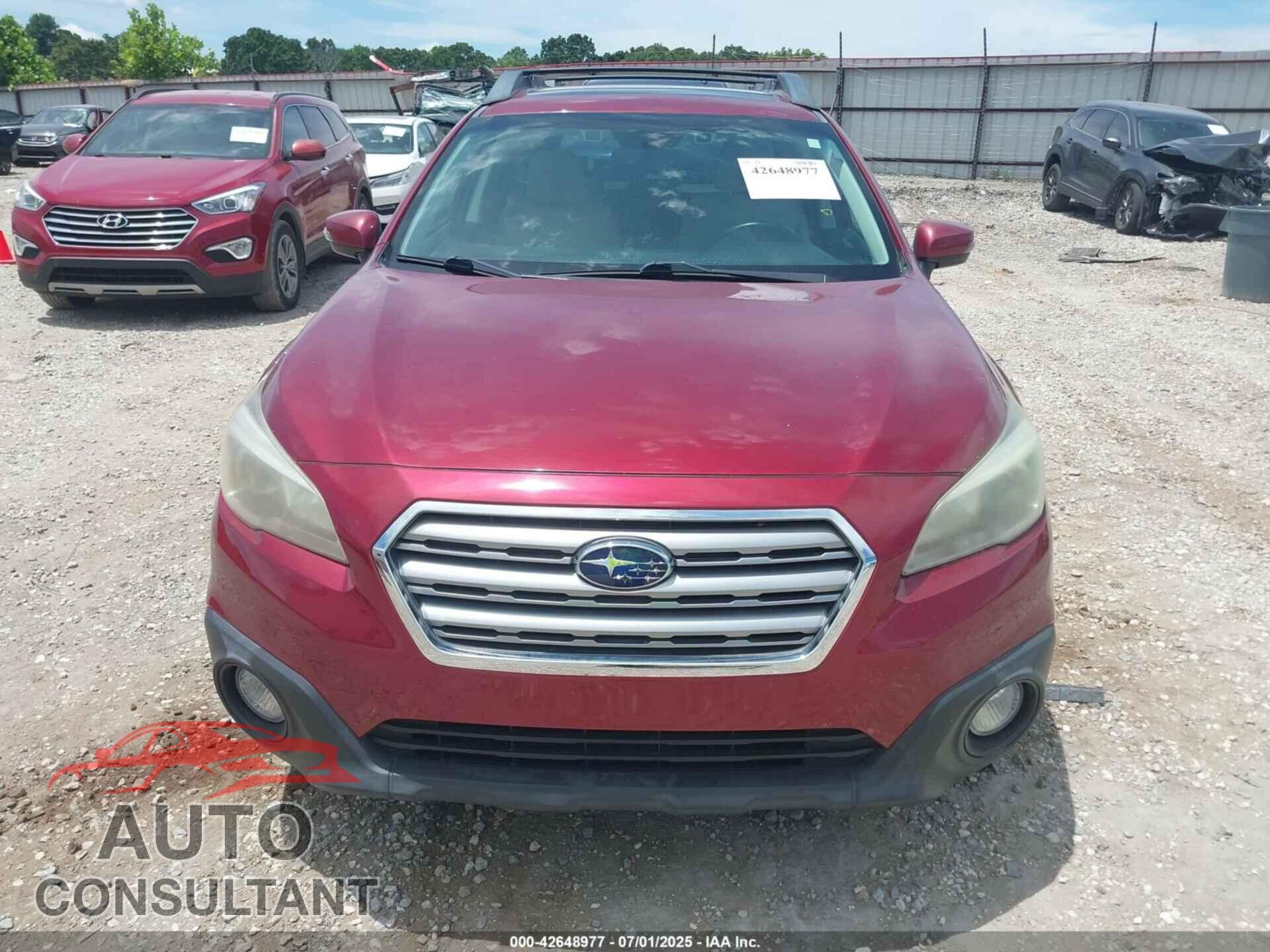 SUBARU OUTBACK 2015 - 4S4BSBHC9F3290626