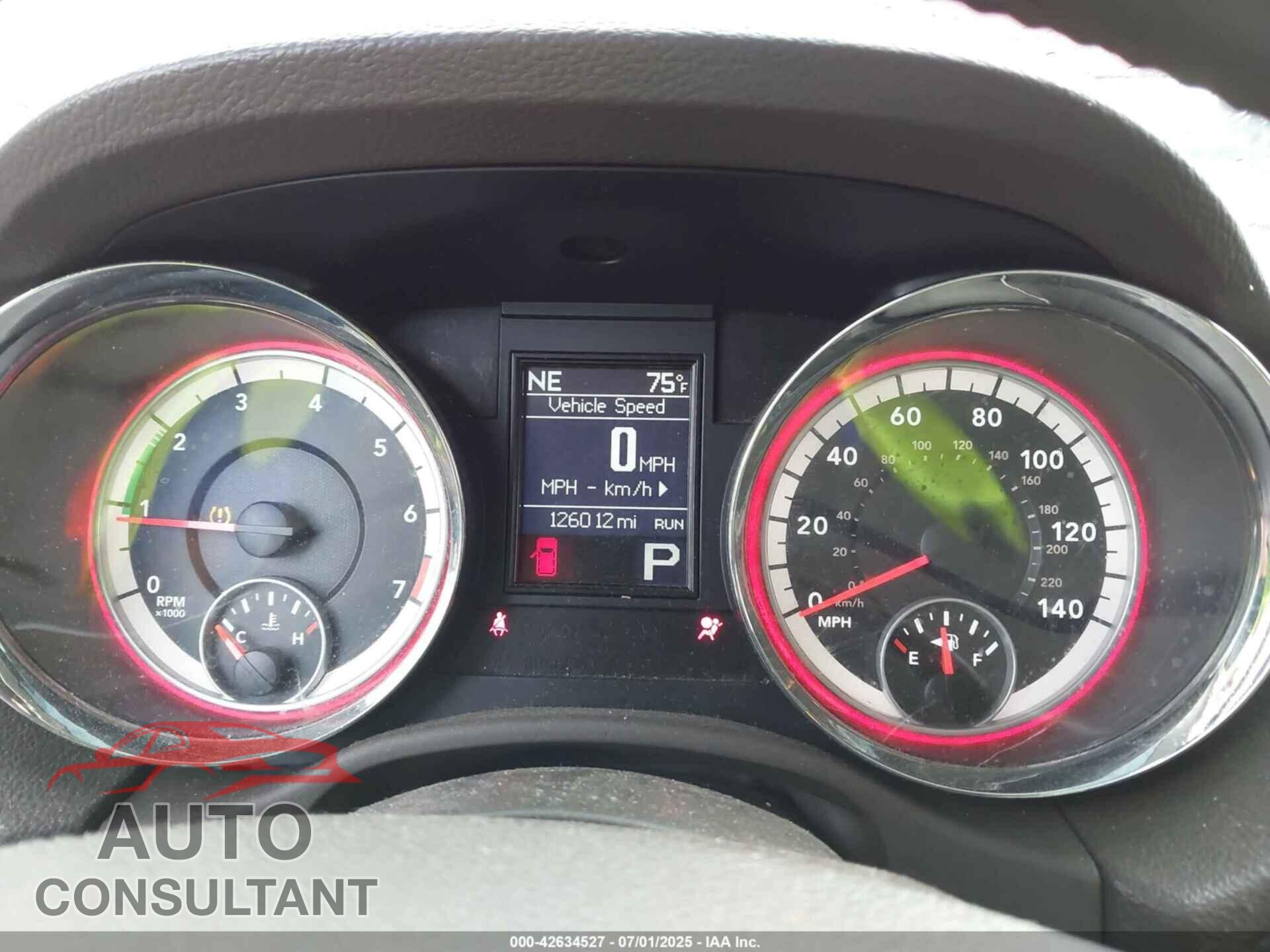 DODGE DURANGO 2013 - 1C4RDJAGXDC578513