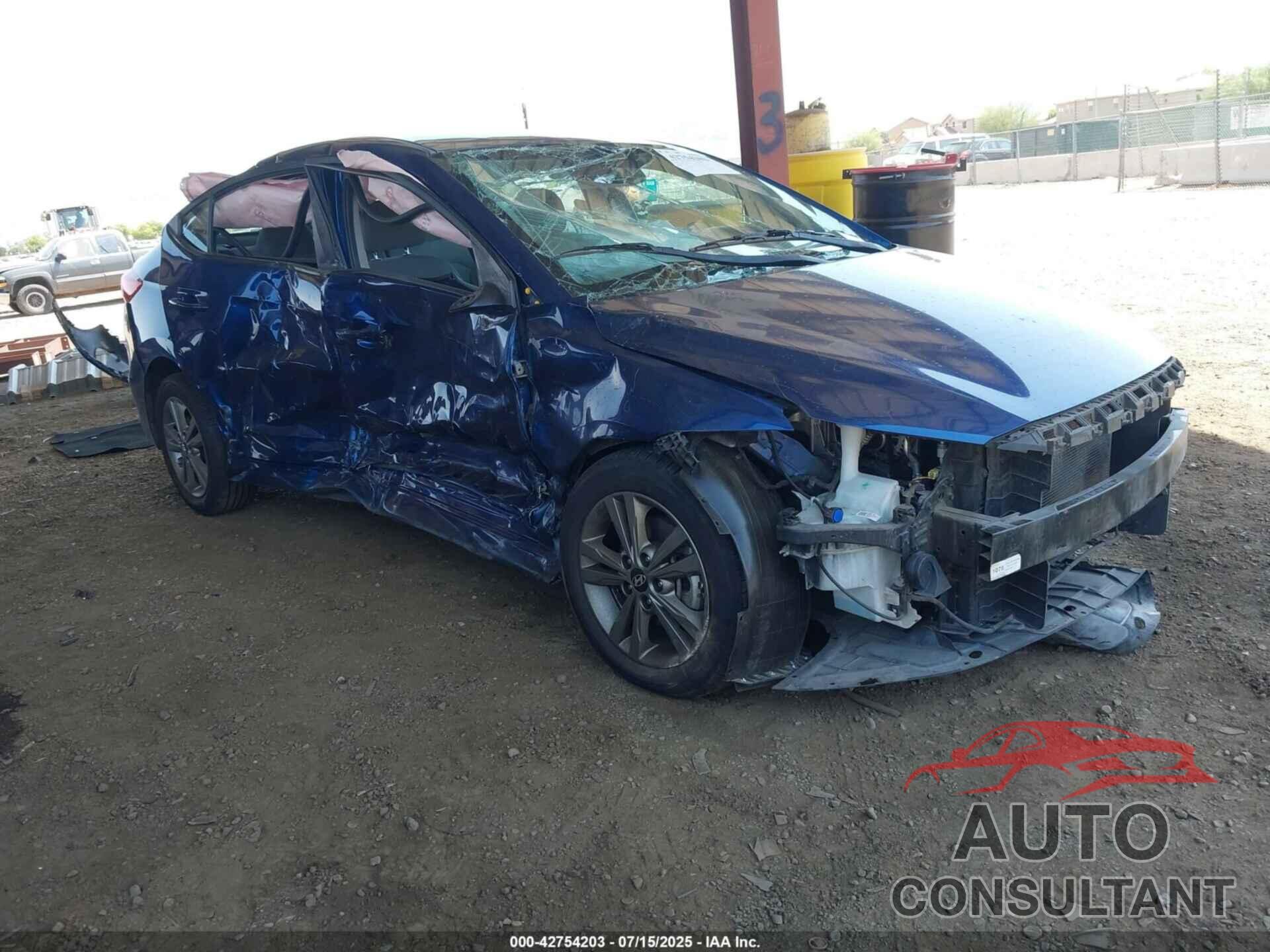 HYUNDAI ELANTRA 2018 - 5NPD84LF0JH307304