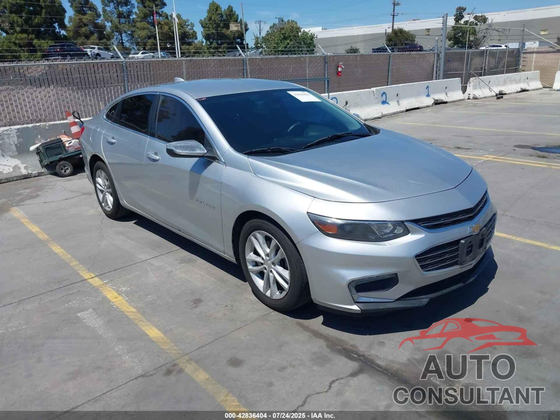 CHEVROLET MALIBU 2016 - 1G1ZE5ST0GF249637