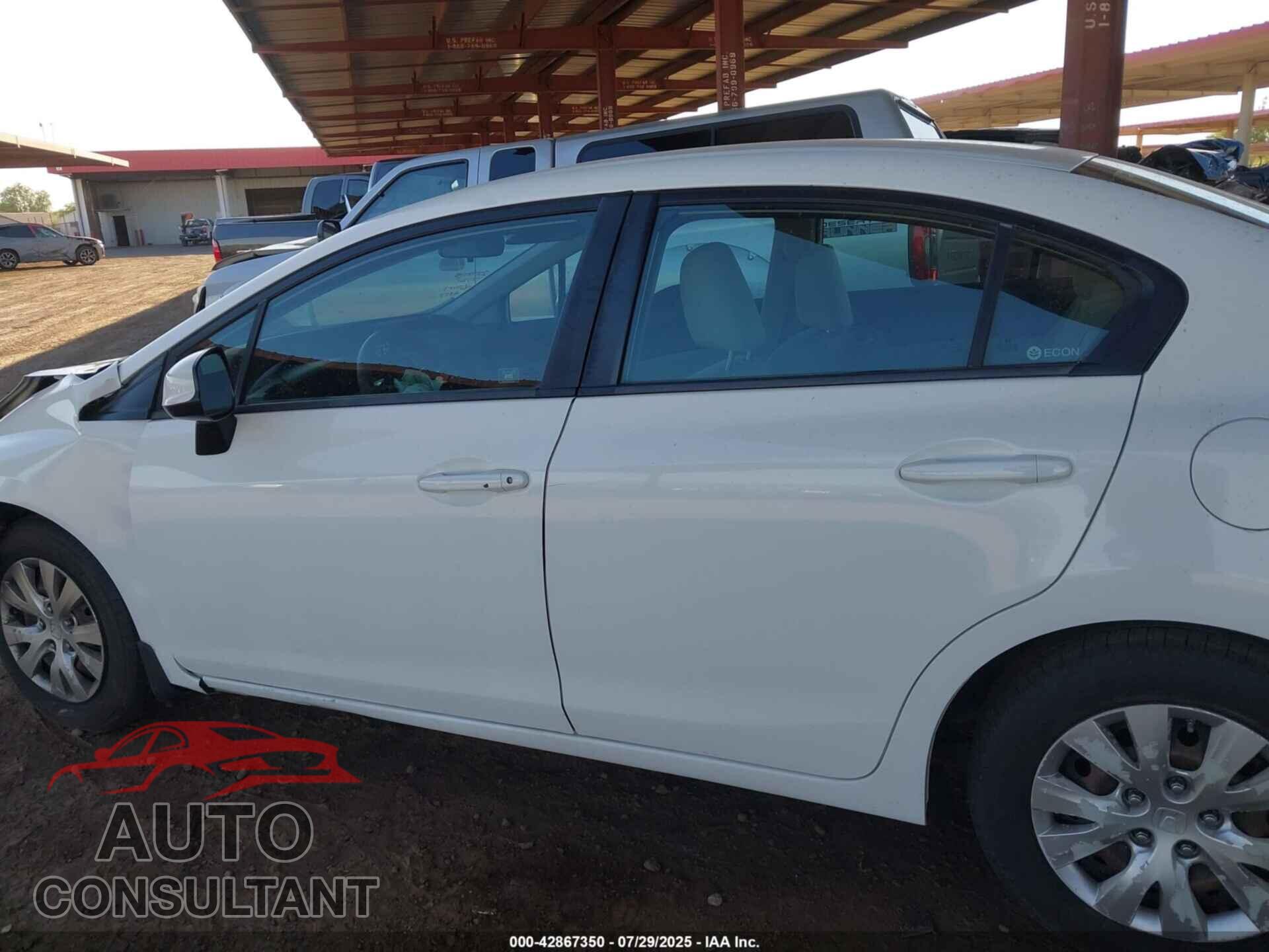 HONDA CIVIC 2012 - 19XFB2F54CE094253