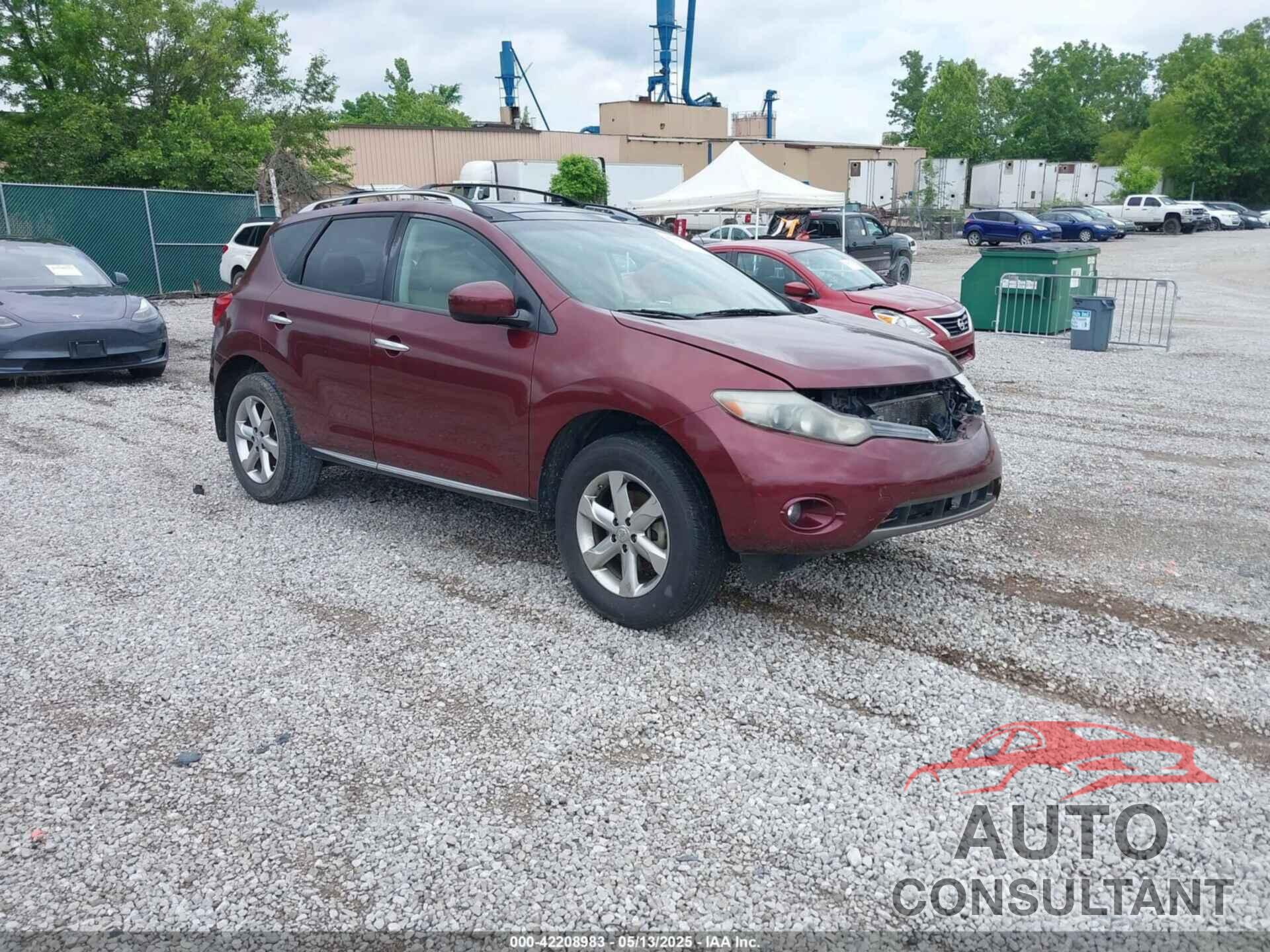 NISSAN MURANO 2010 - JN8AZ1MUXAW016755