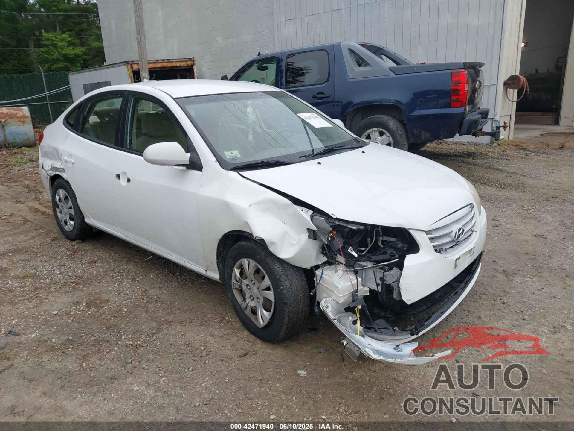 HYUNDAI ELANTRA 2010 - KMHDU4AD2AU156772