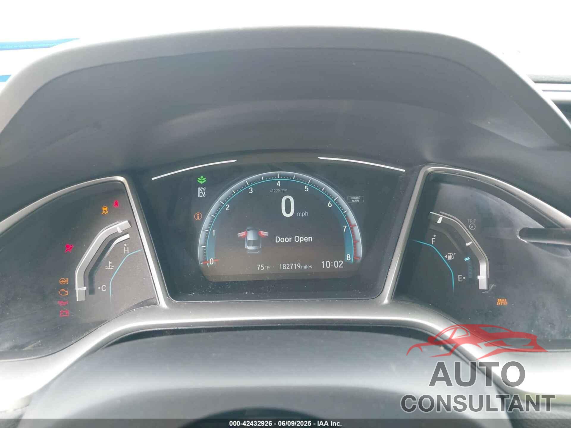 HONDA CIVIC 2017 - 19XFC2F71HE040723
