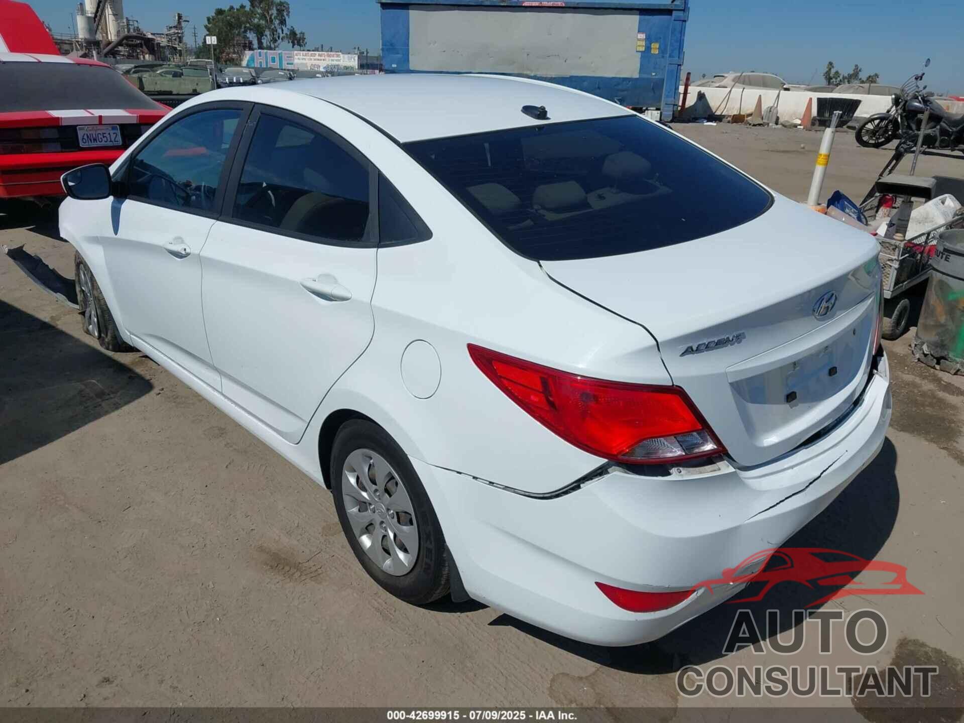 HYUNDAI ACCENT 2016 - KMHCT4AE2GU160871