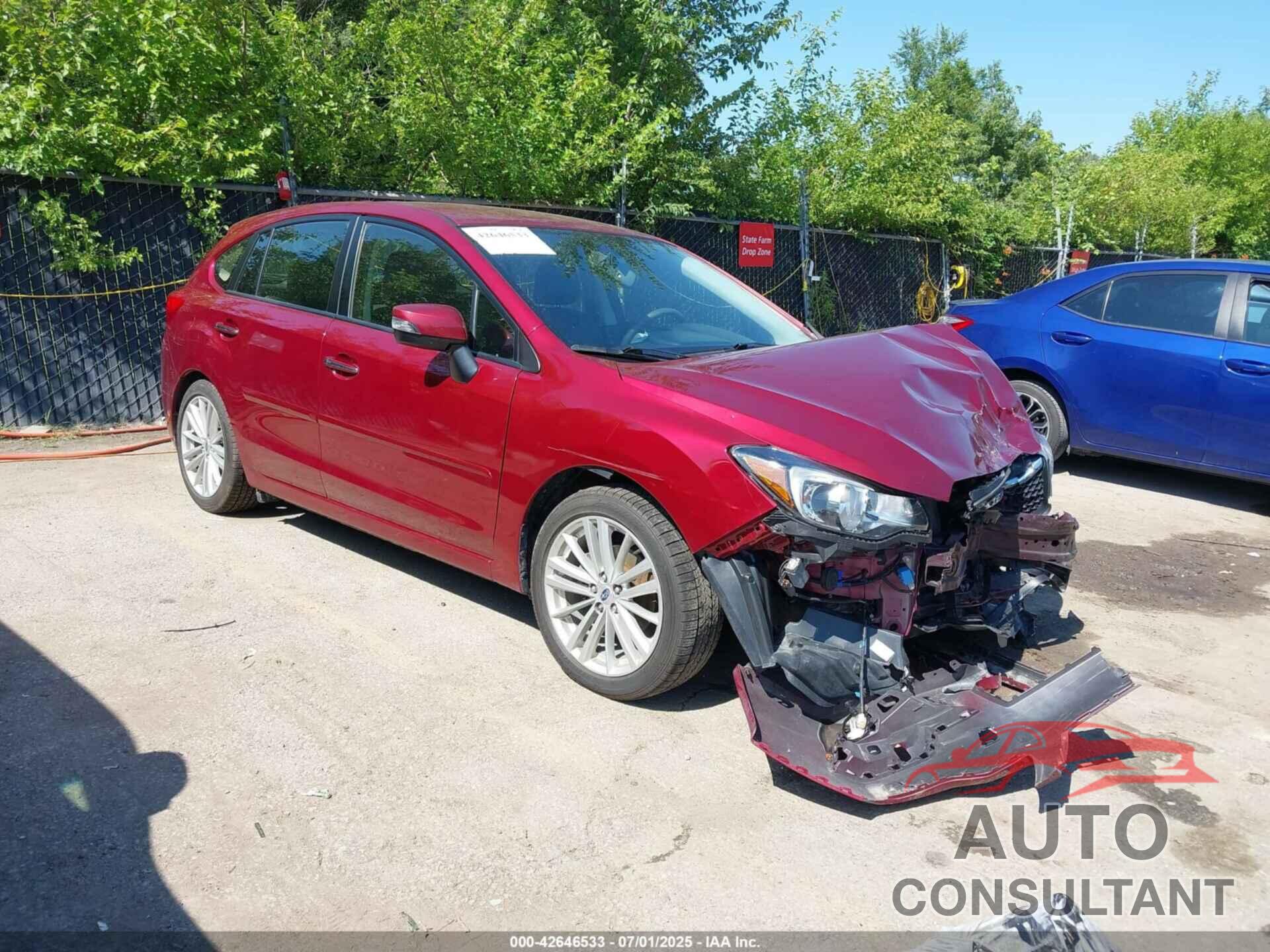 SUBARU IMPREZA 2016 - JF1GPAK65G8217949
