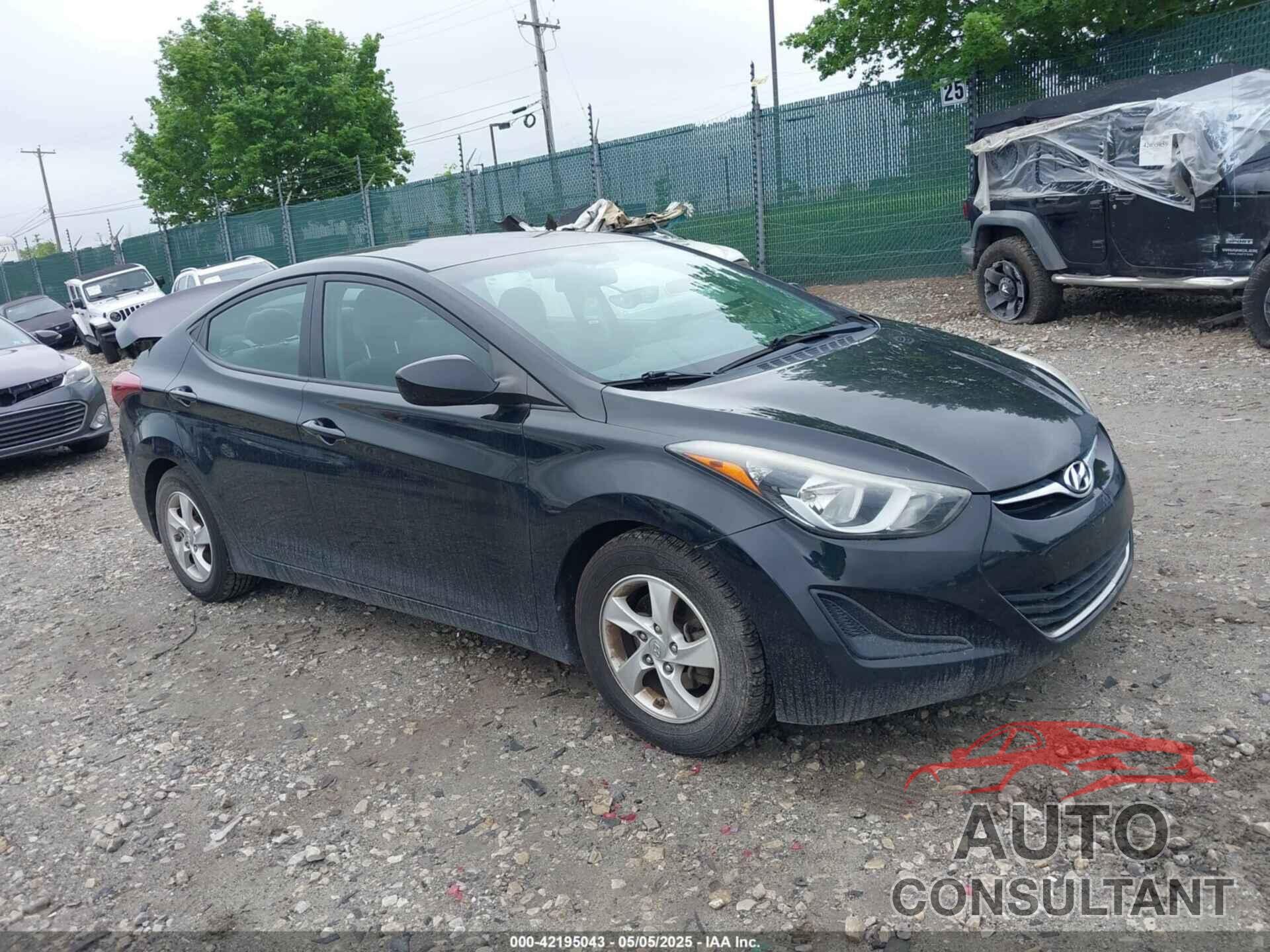 HYUNDAI ELANTRA 2014 - 5NPDH4AE4EH536830